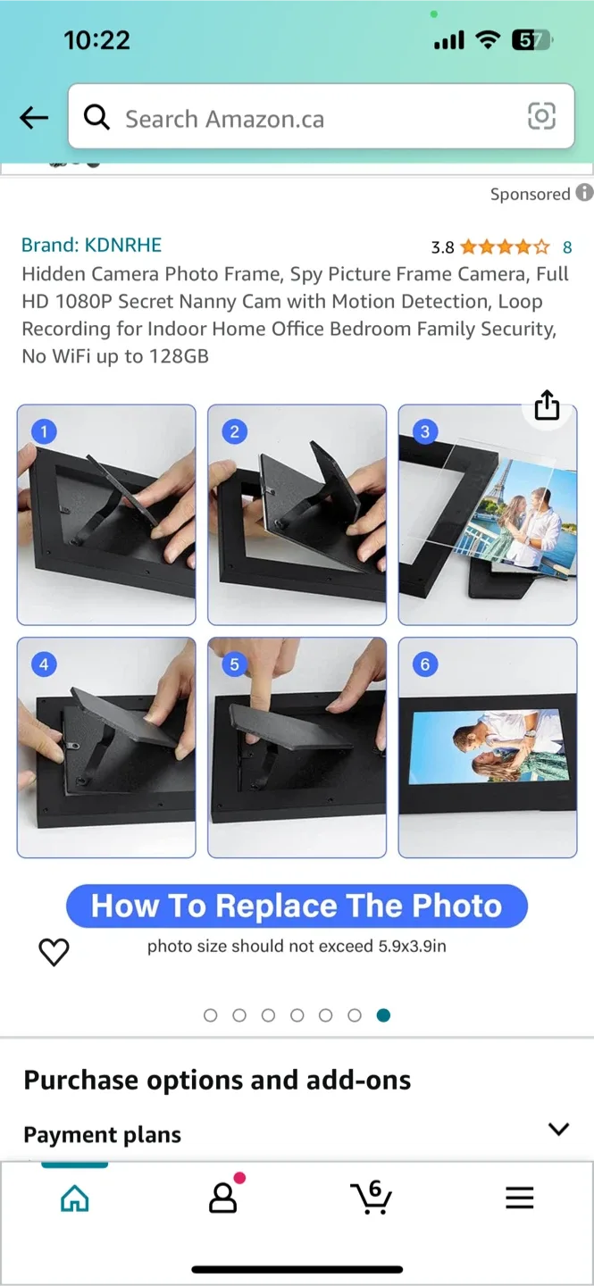 Hidden Camera Photo Frame image indicator(7)
