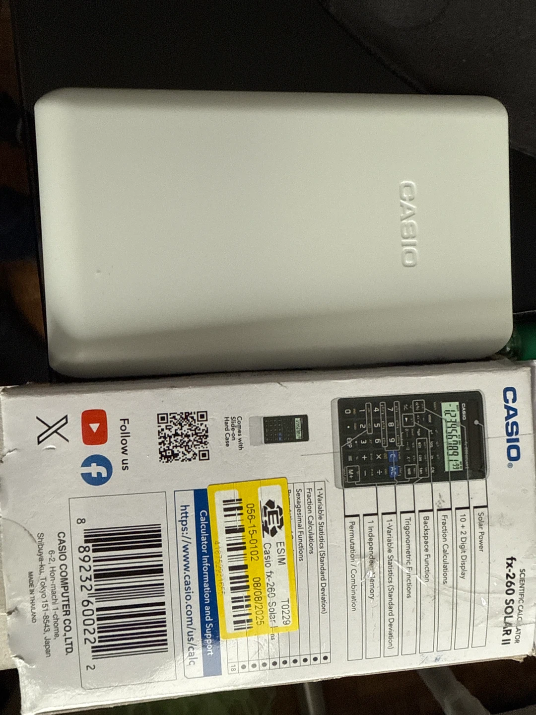 Casio fx-260 Solar II Scientific Calculator - Like New!