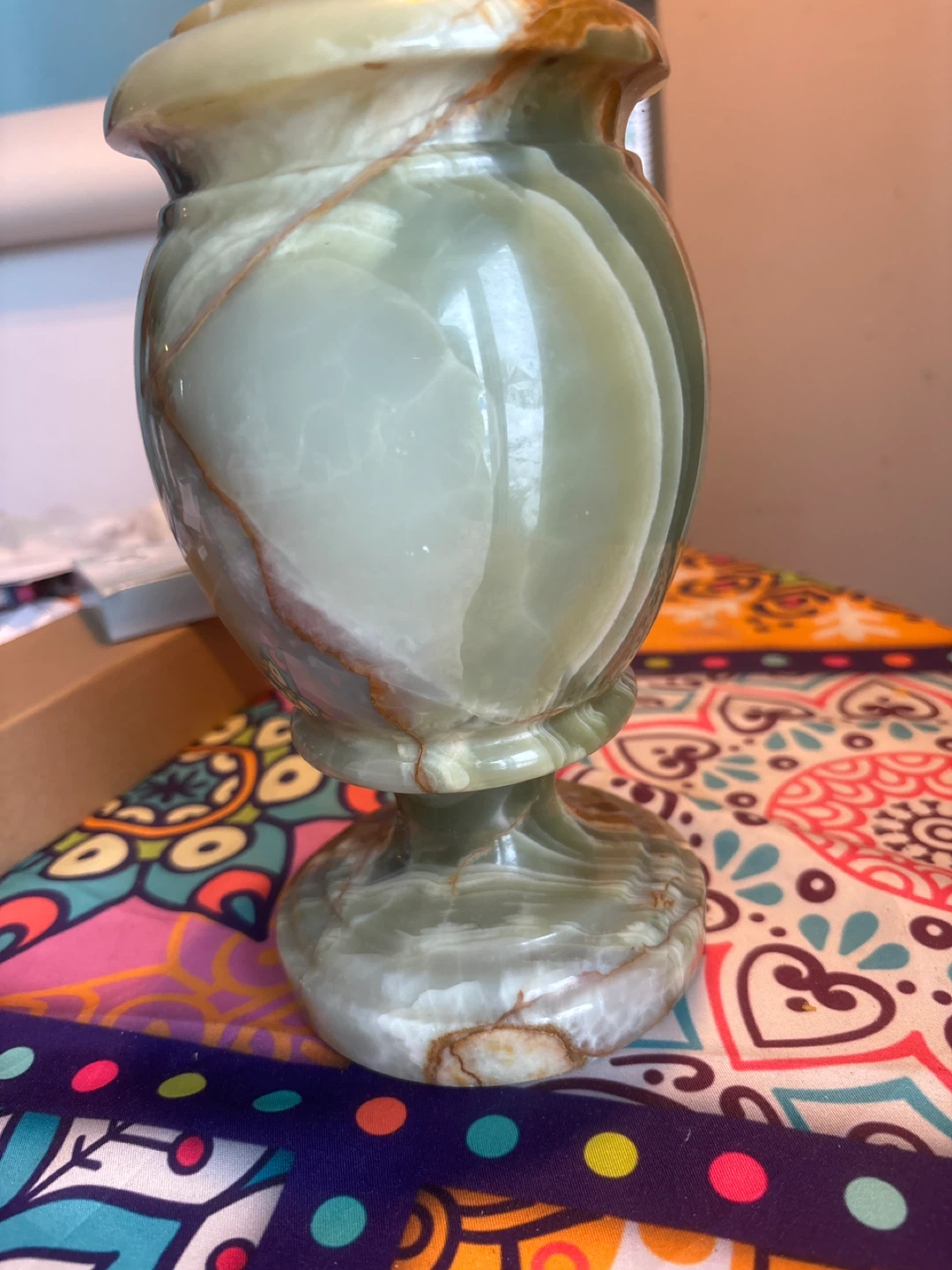 Green Onyx Decorative Vase - photo 4