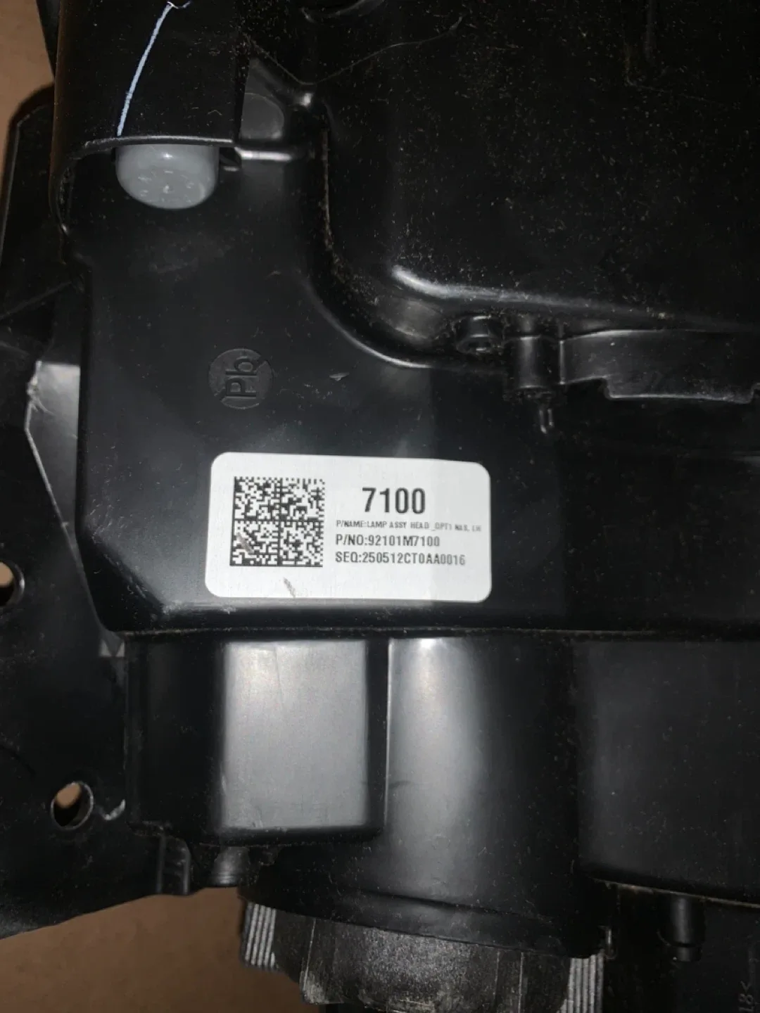 Headlight Assy OPT1 NAS, New!