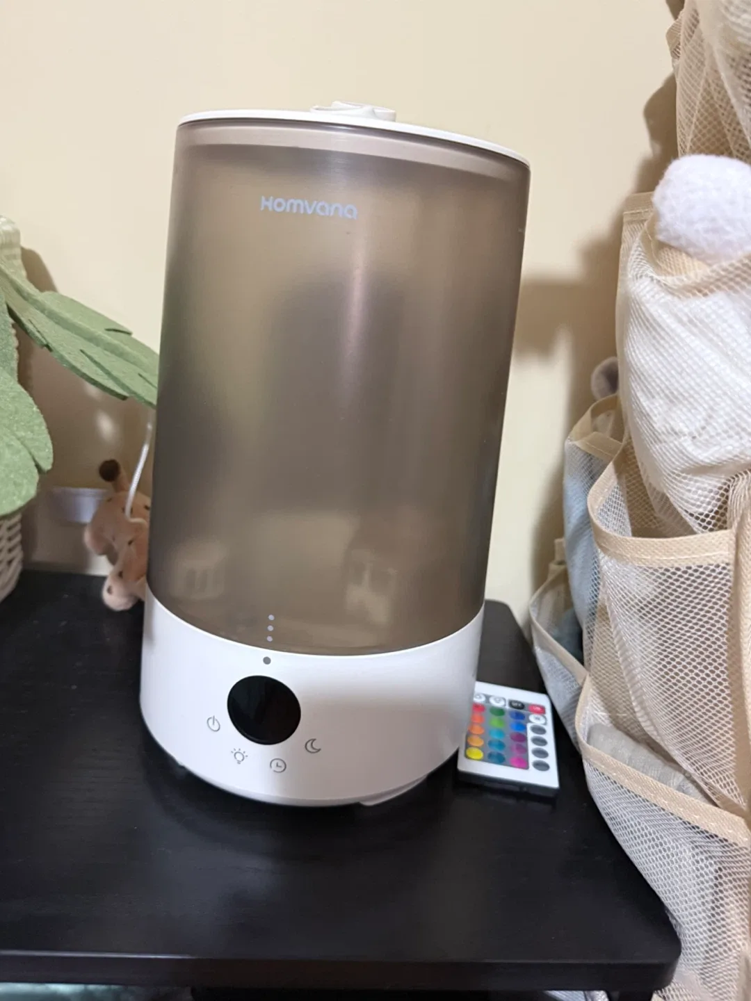 Homvana Humidifier for Bedroom, Grey