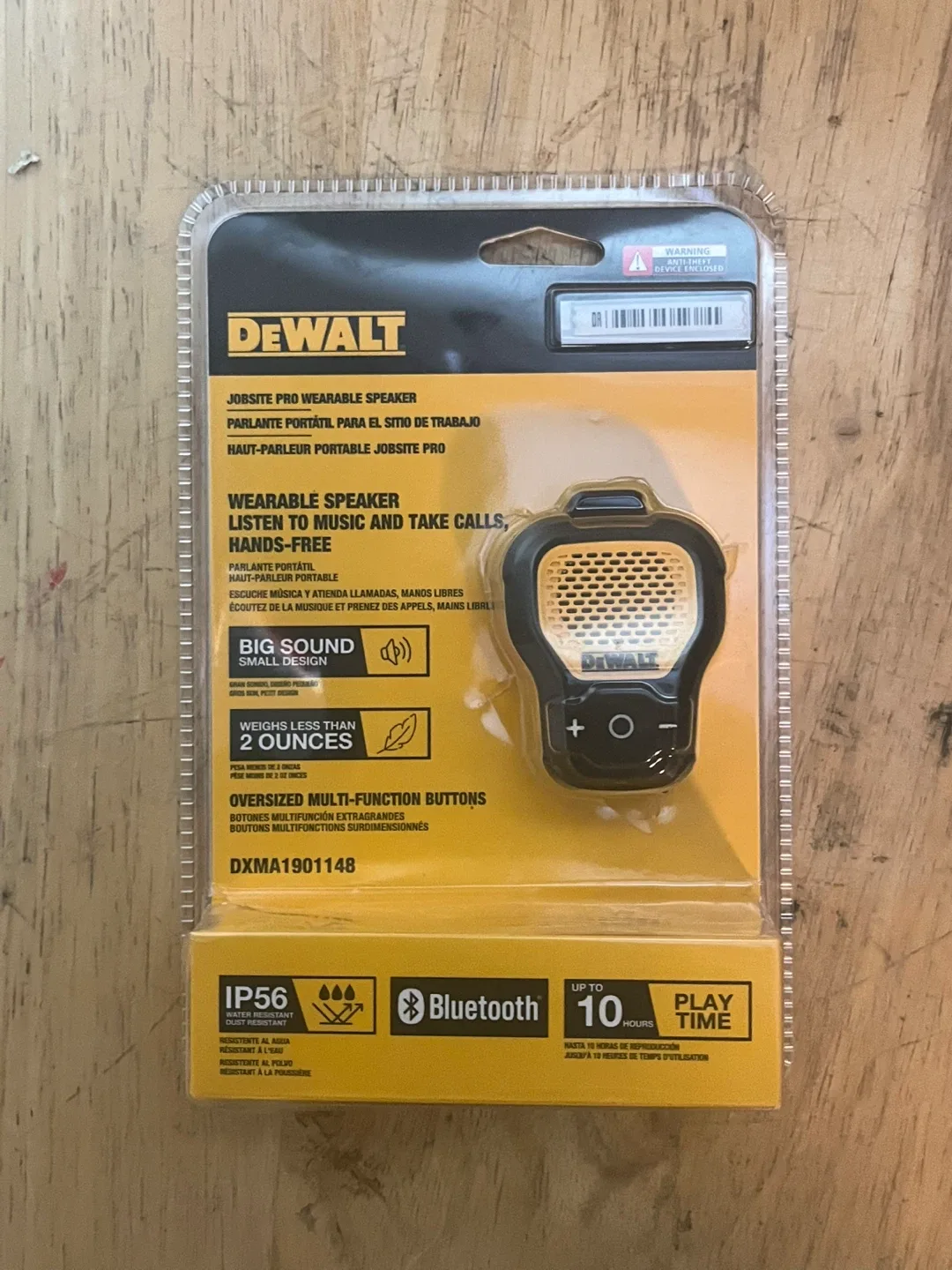 DeWalt Jobsite Pro Wearable Speaker DXMA1901148