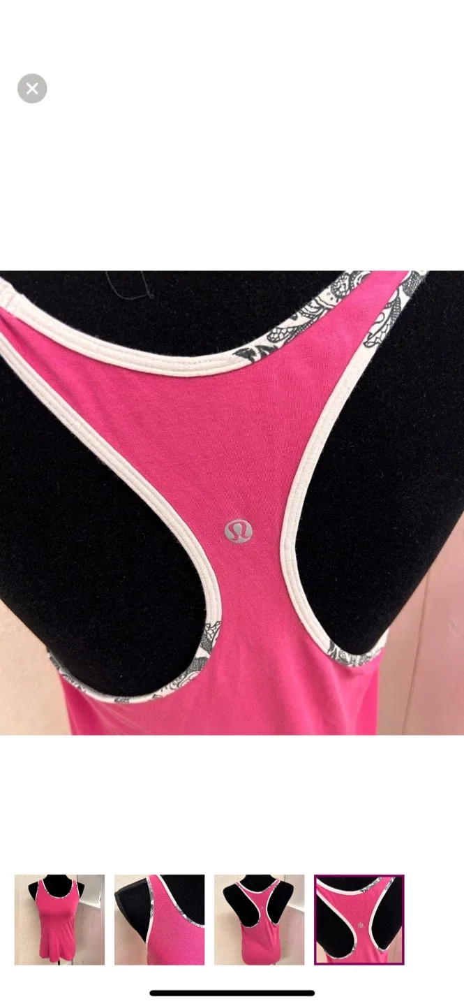 Lululemon Pink Tank Top image indicator(4)