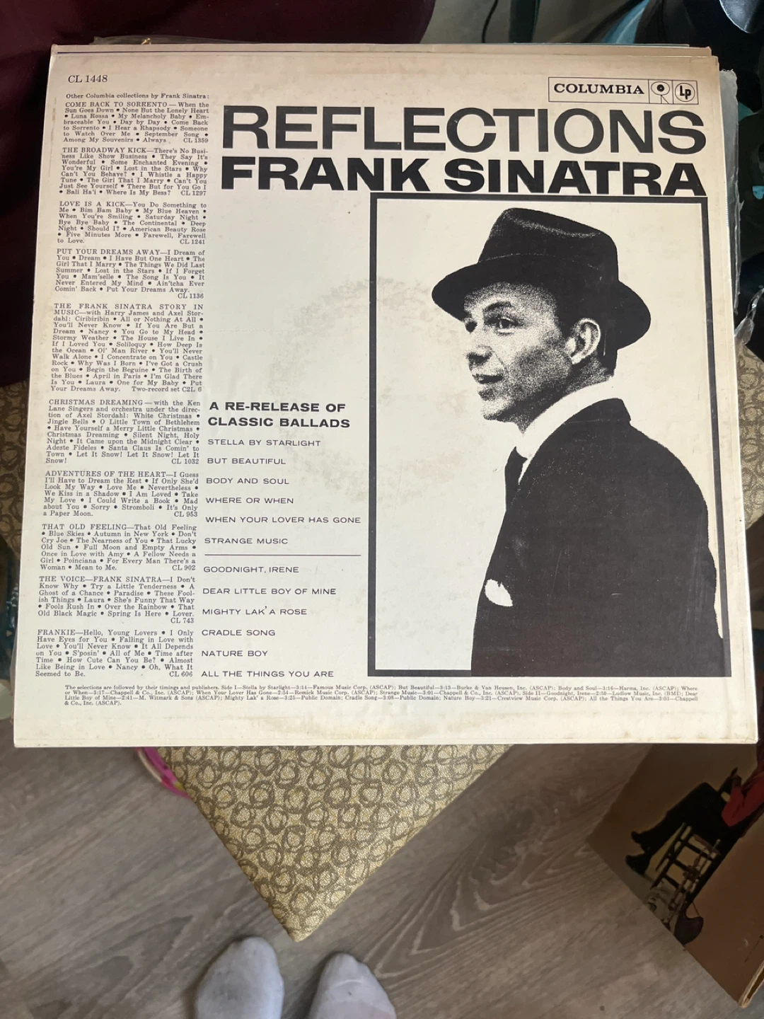 Frank Sinatra Reflections Vinyl Record - photo 2