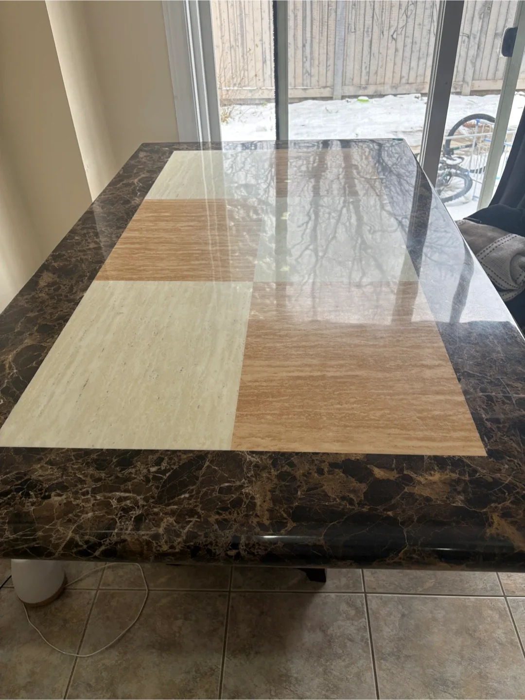 #cleanout Dining Table with 6 Chairs