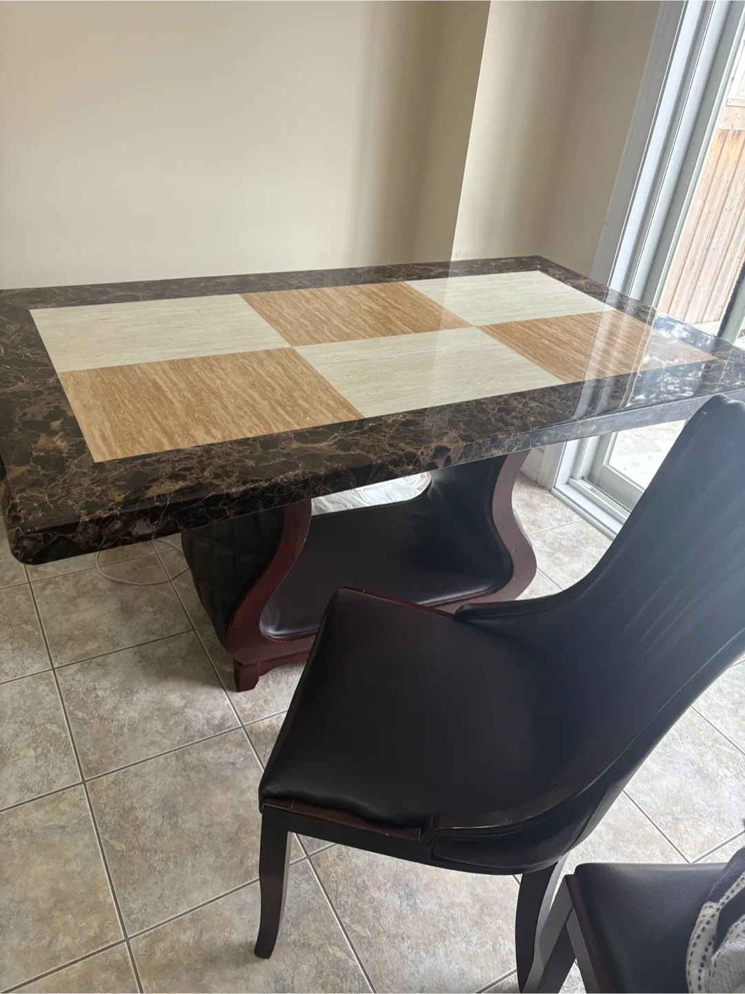 #cleanout Dining Table with 6 Chairs image indicator(2)