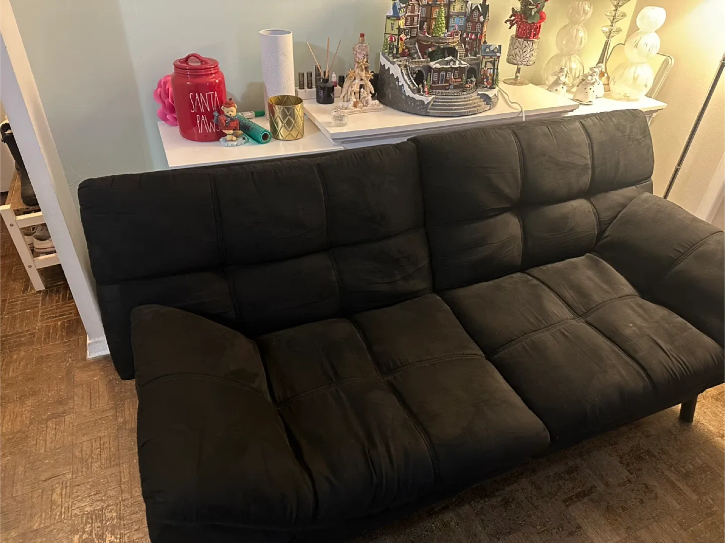 Black Memory Foam Futon Sofa Bed image indicator(5)