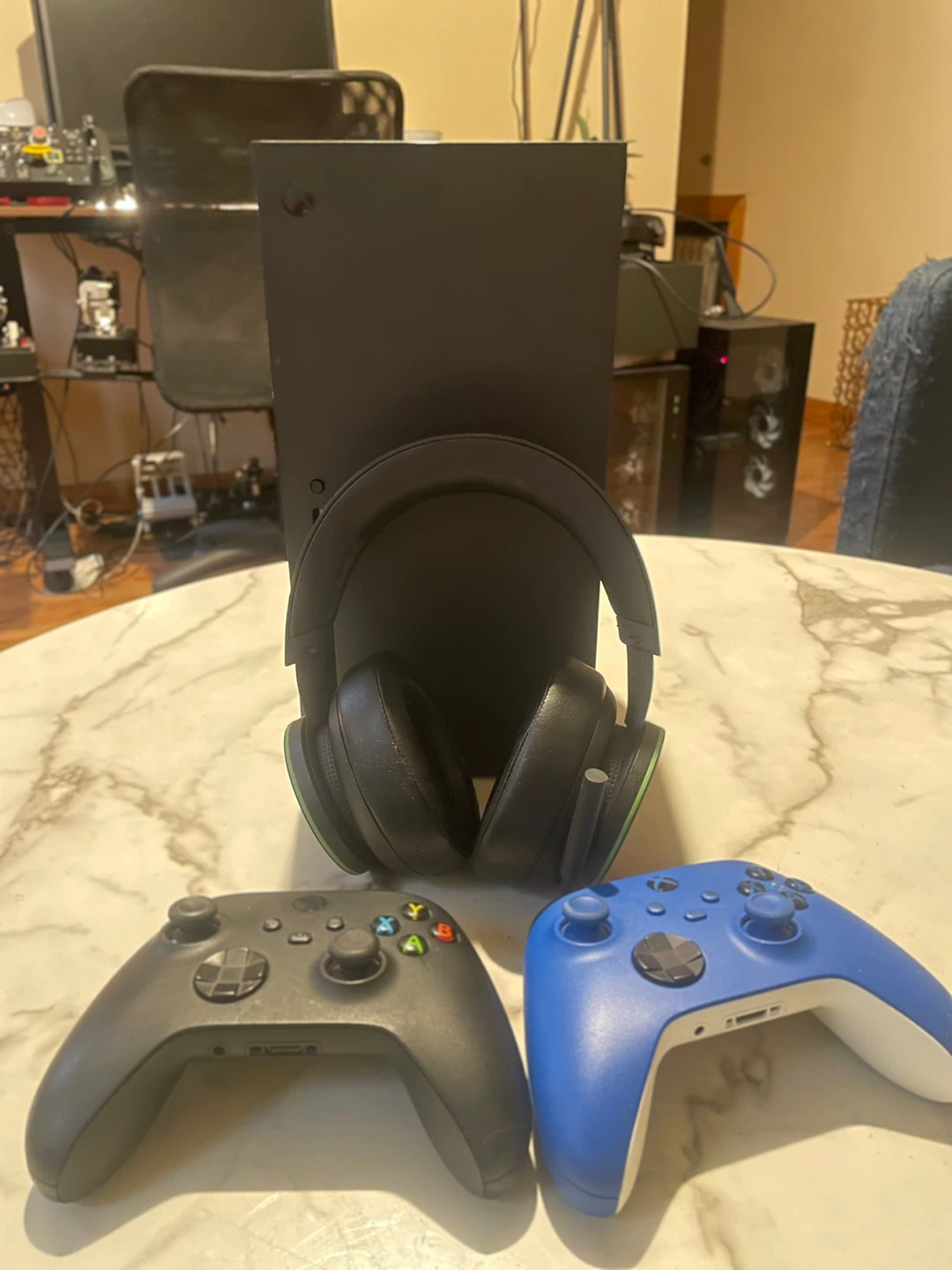 Xbox Series X Console with Controllers and headset - photo 5