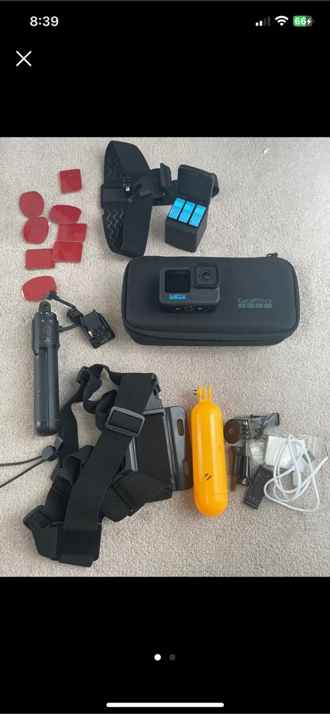 GoPro 10 Camera with creator kit #cleanout