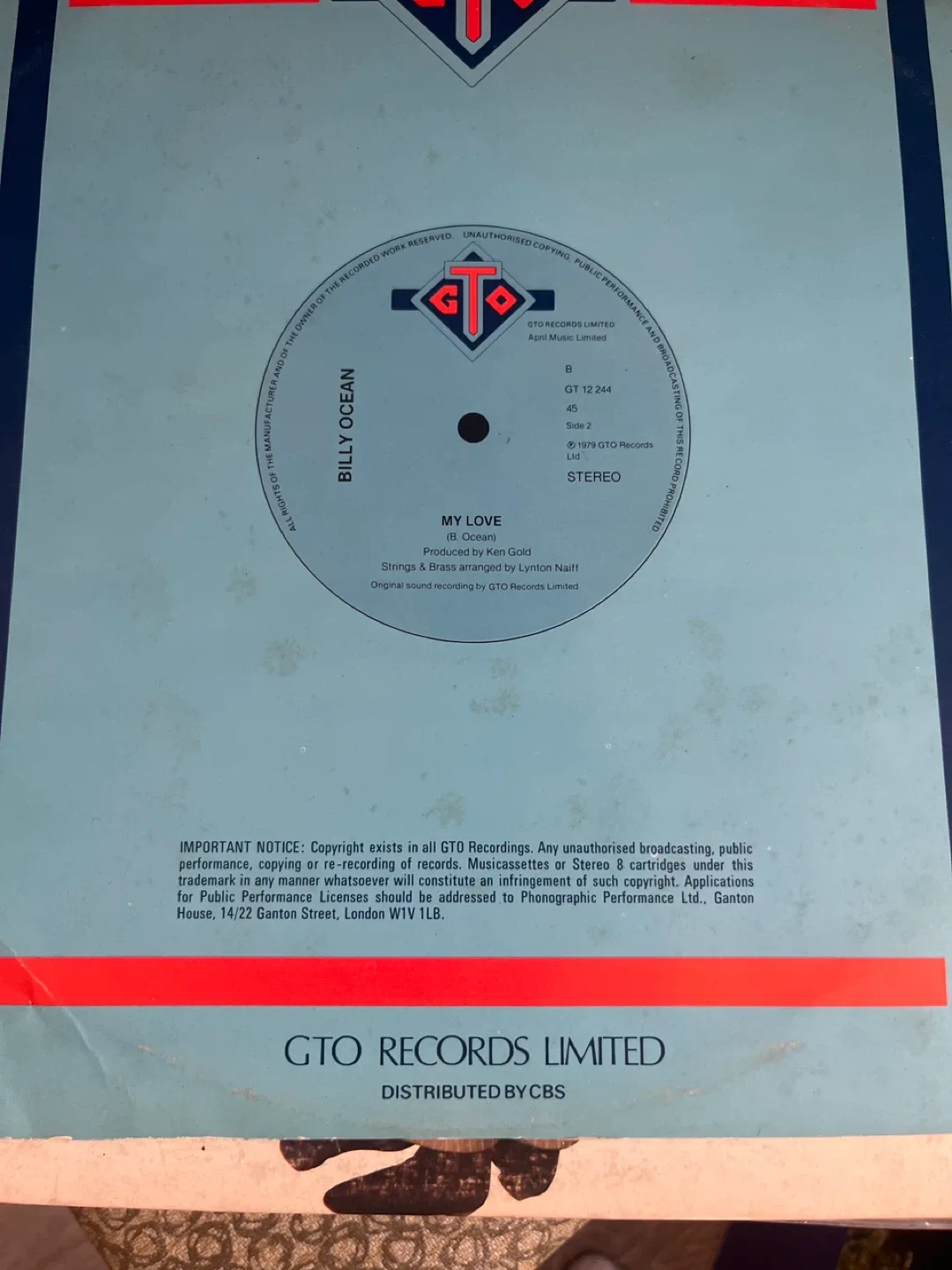 Billy Ocean - American Hearts LP