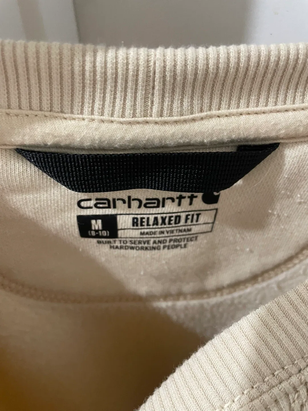 Carhartt Relaxed Fit Beige Sweater - Size M image indicator(2)