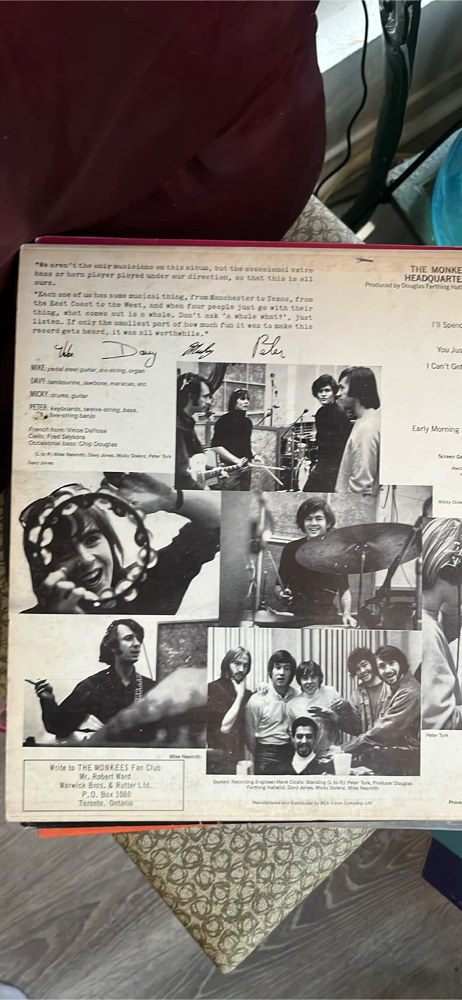 The Monkees Headquarters Vinyl Record - photo 2