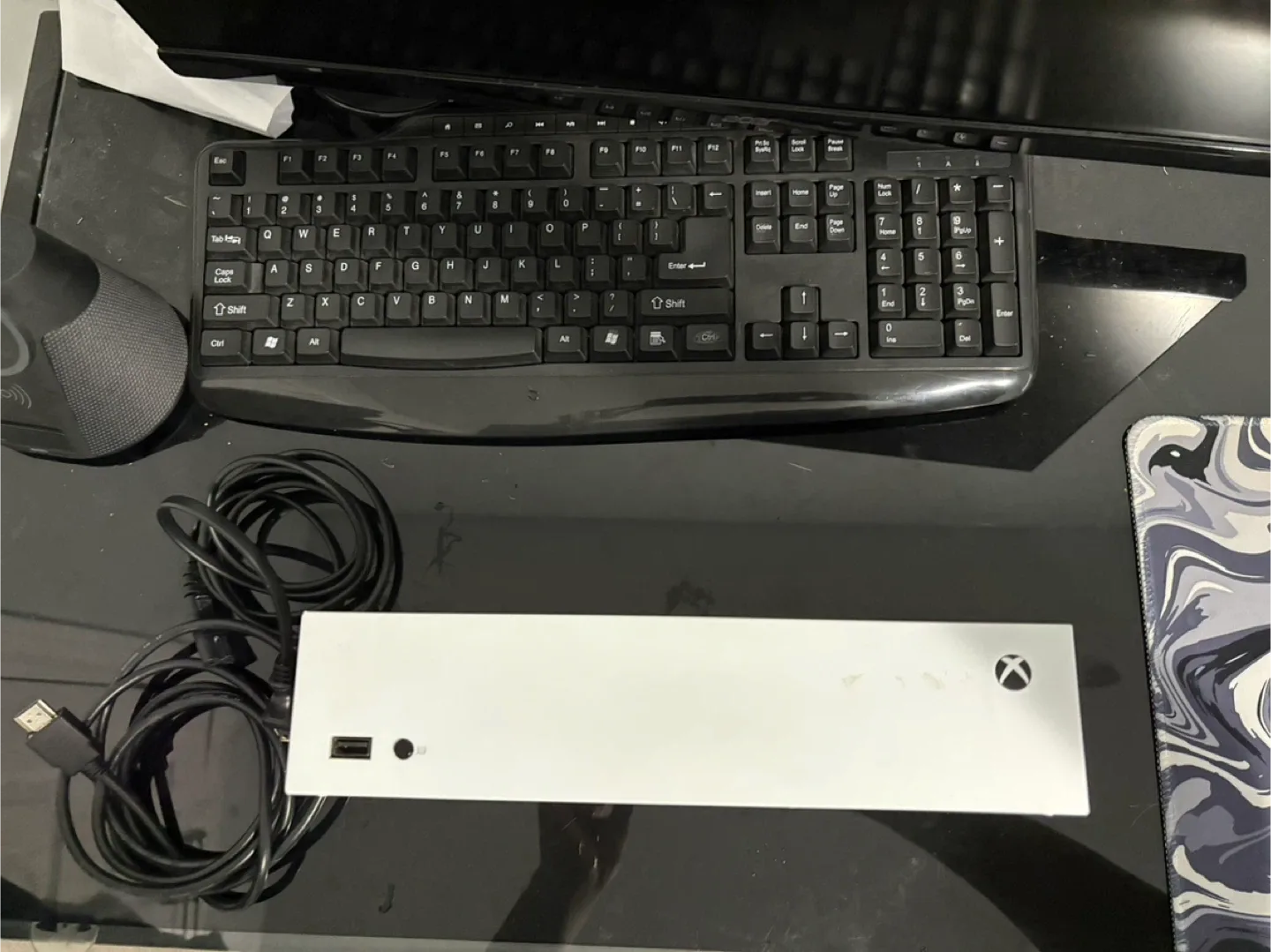 Xbox Series S Console with Controllers image indicator(6)