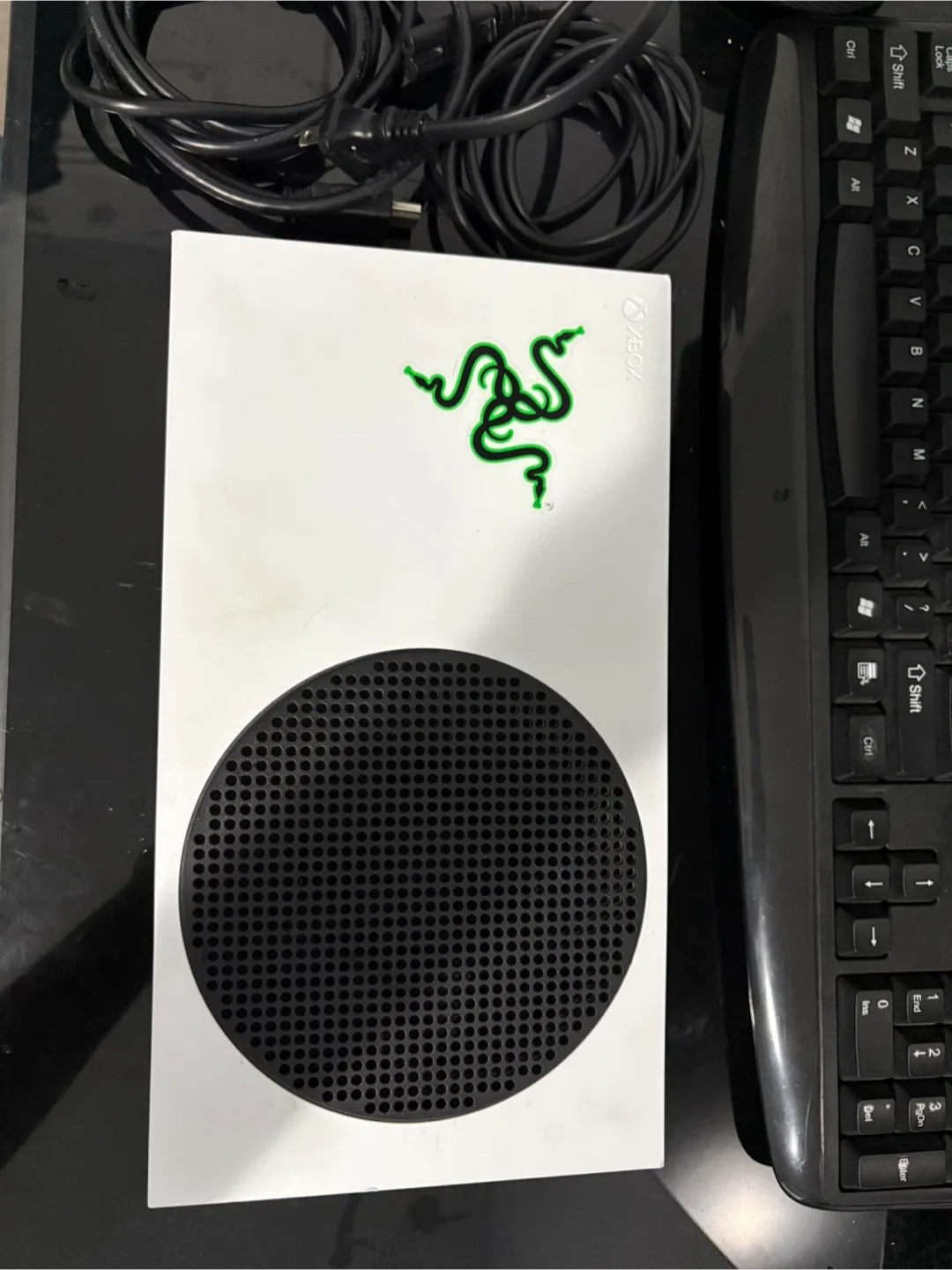 Xbox Series S Console with Controllers image indicator(5)