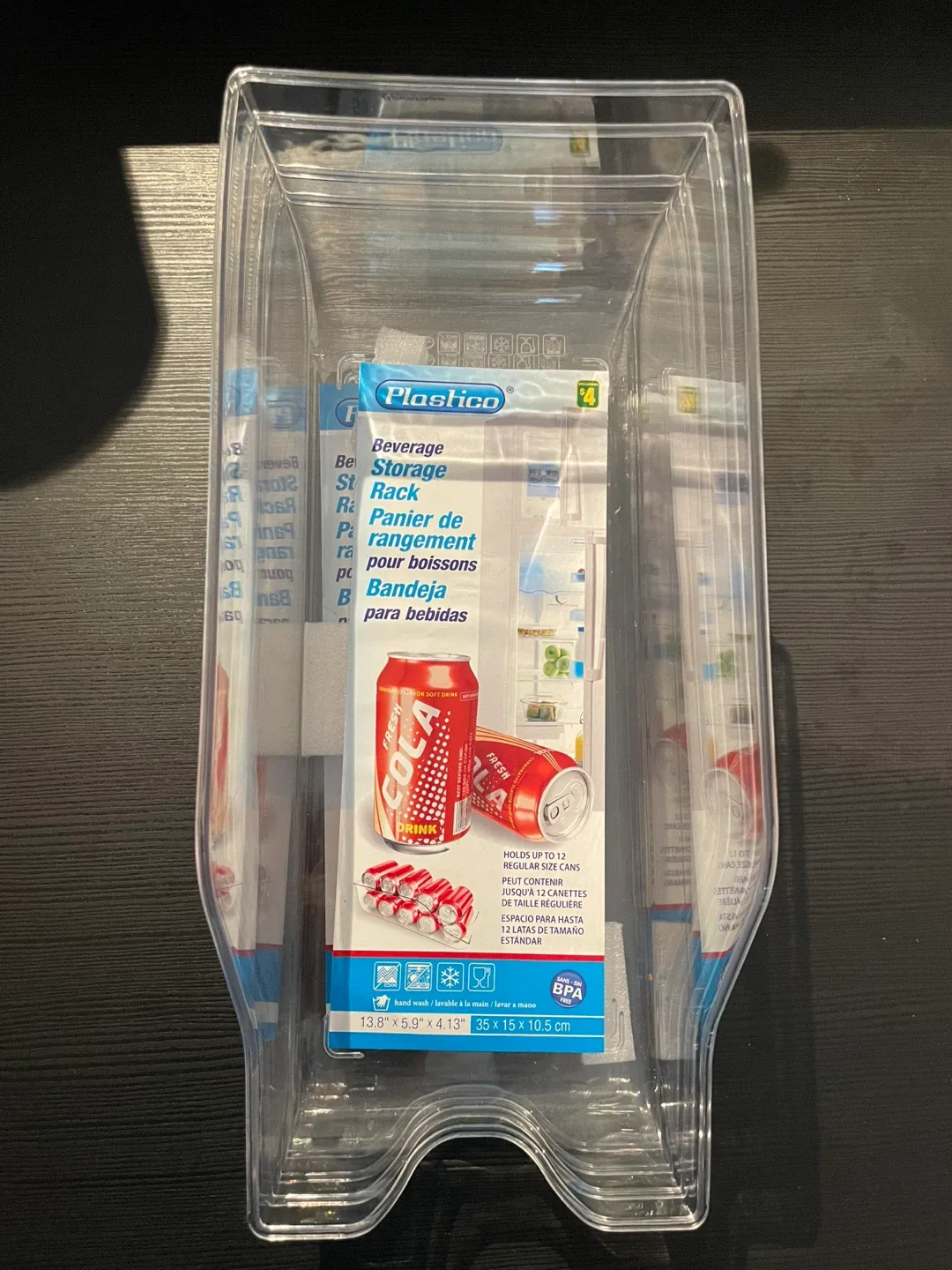 Plastic Beverage Storage Rack - New!