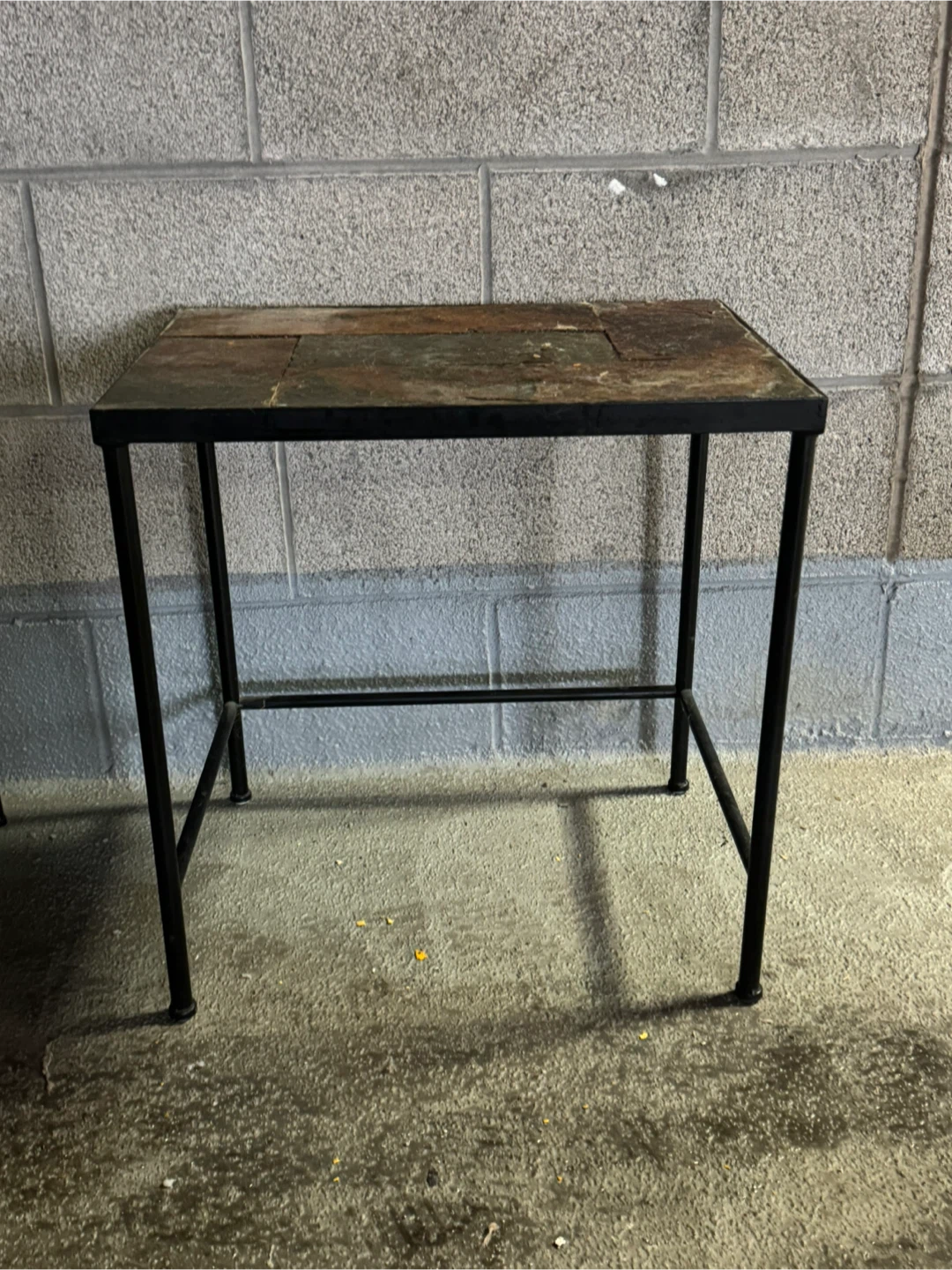 Side Table with Slate Top - photo 3