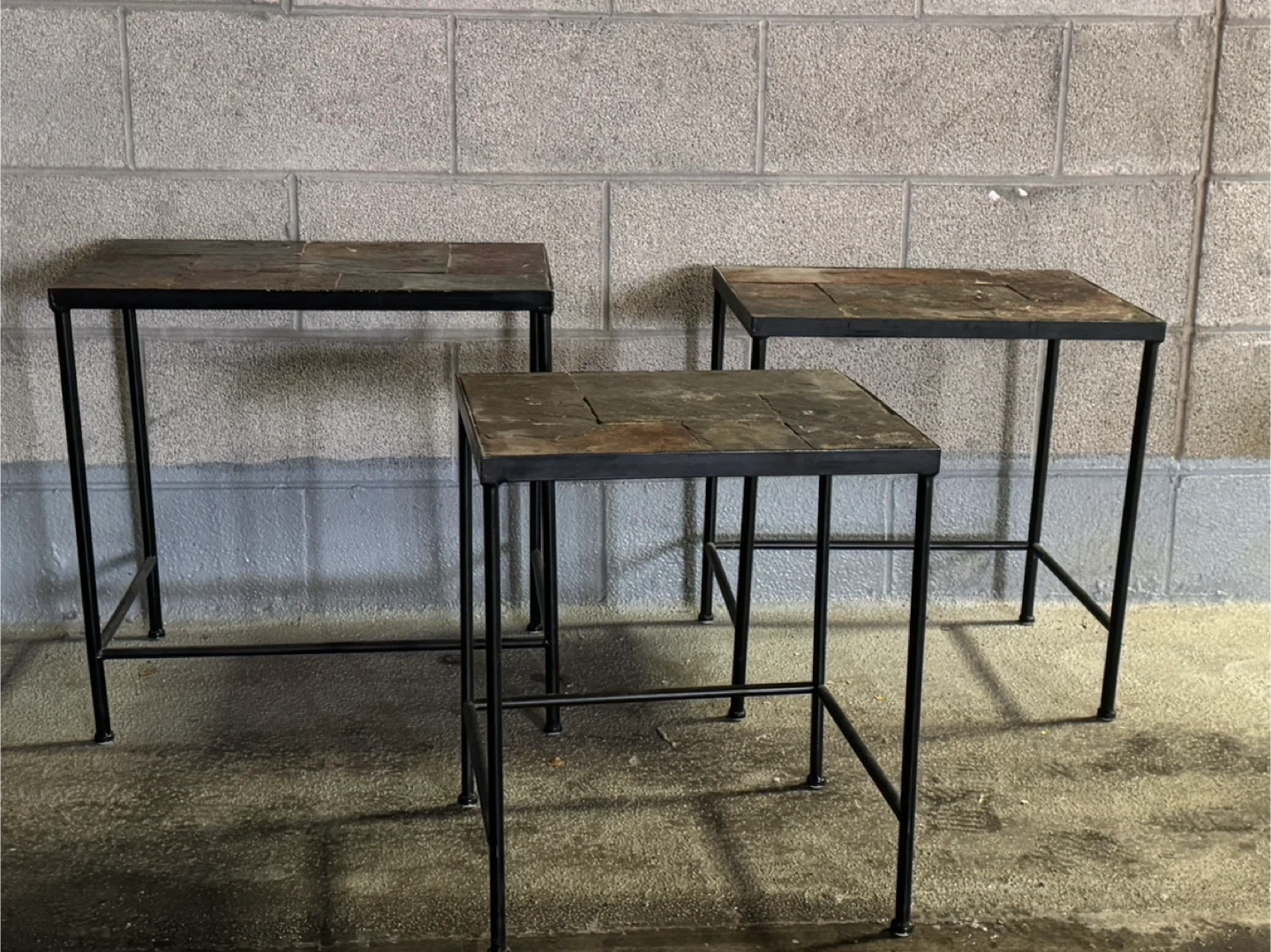 Side Table with Slate Top - photo 4