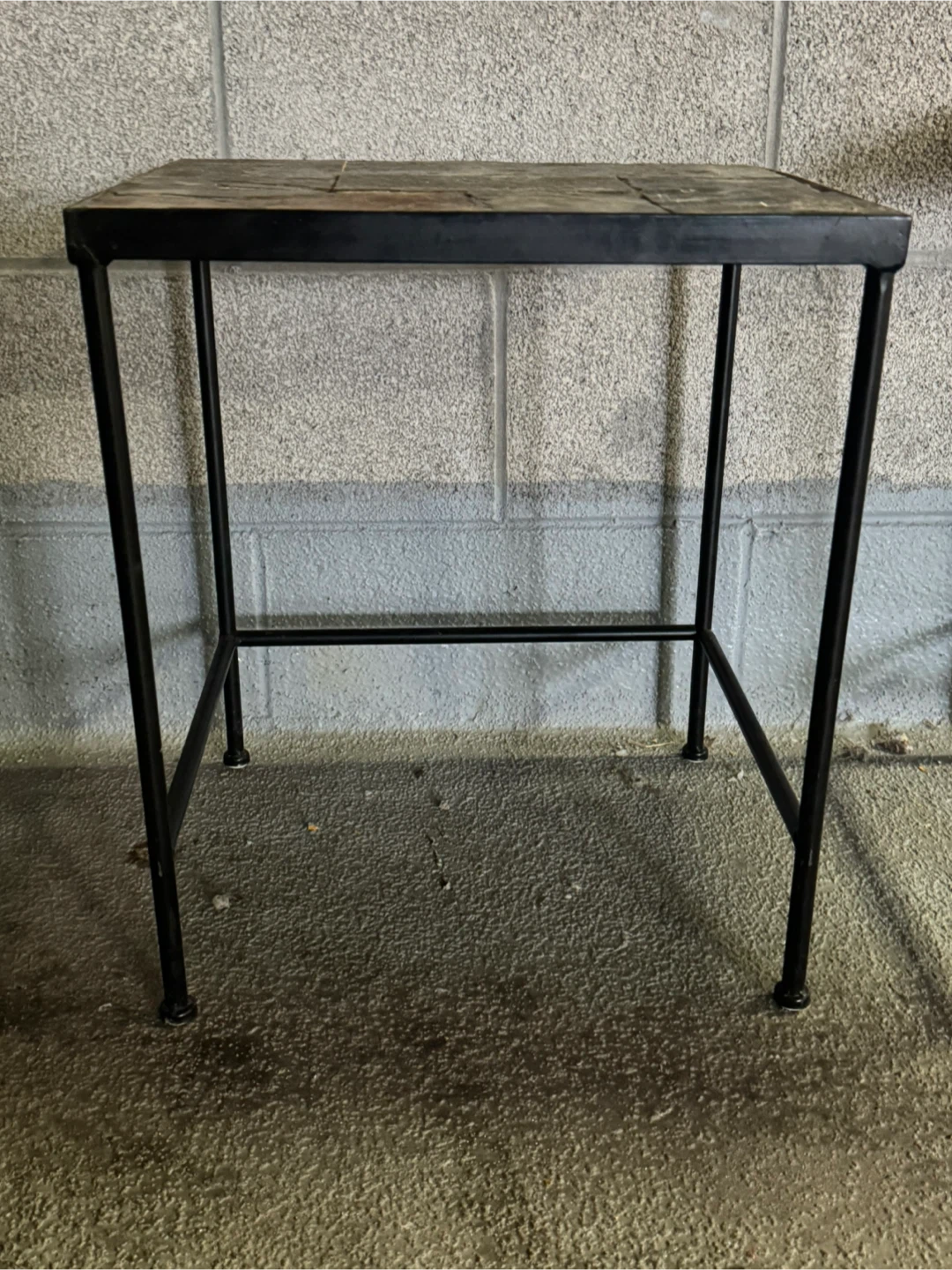 Side Table with Slate Top - photo 2