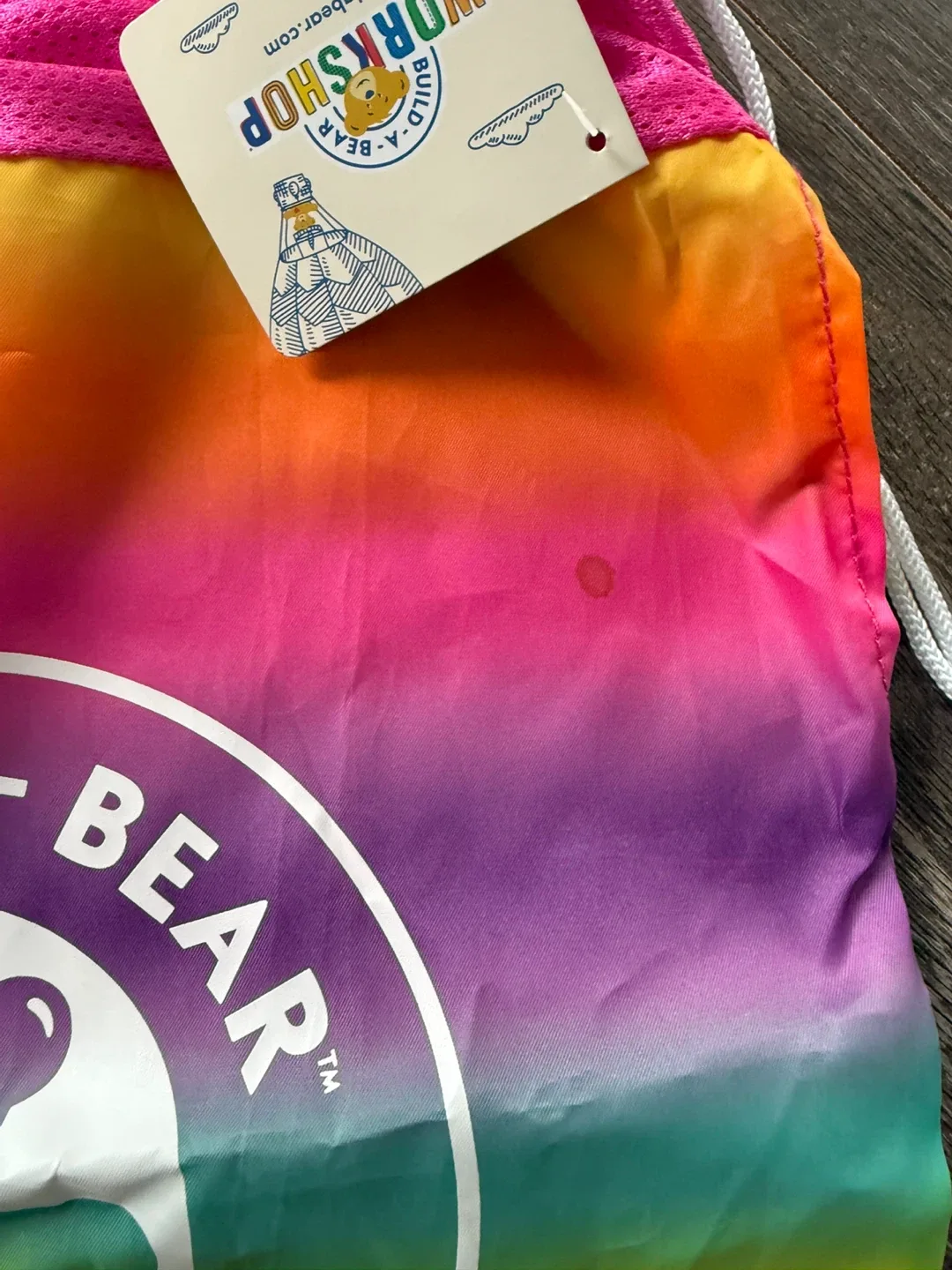 Build-A-Bear Rainbow Drawstring Bag image indicator(2)