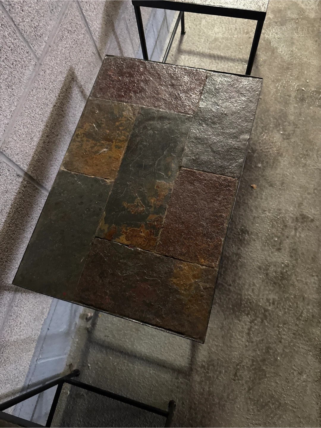 Side Table with Slate Top - photo 5