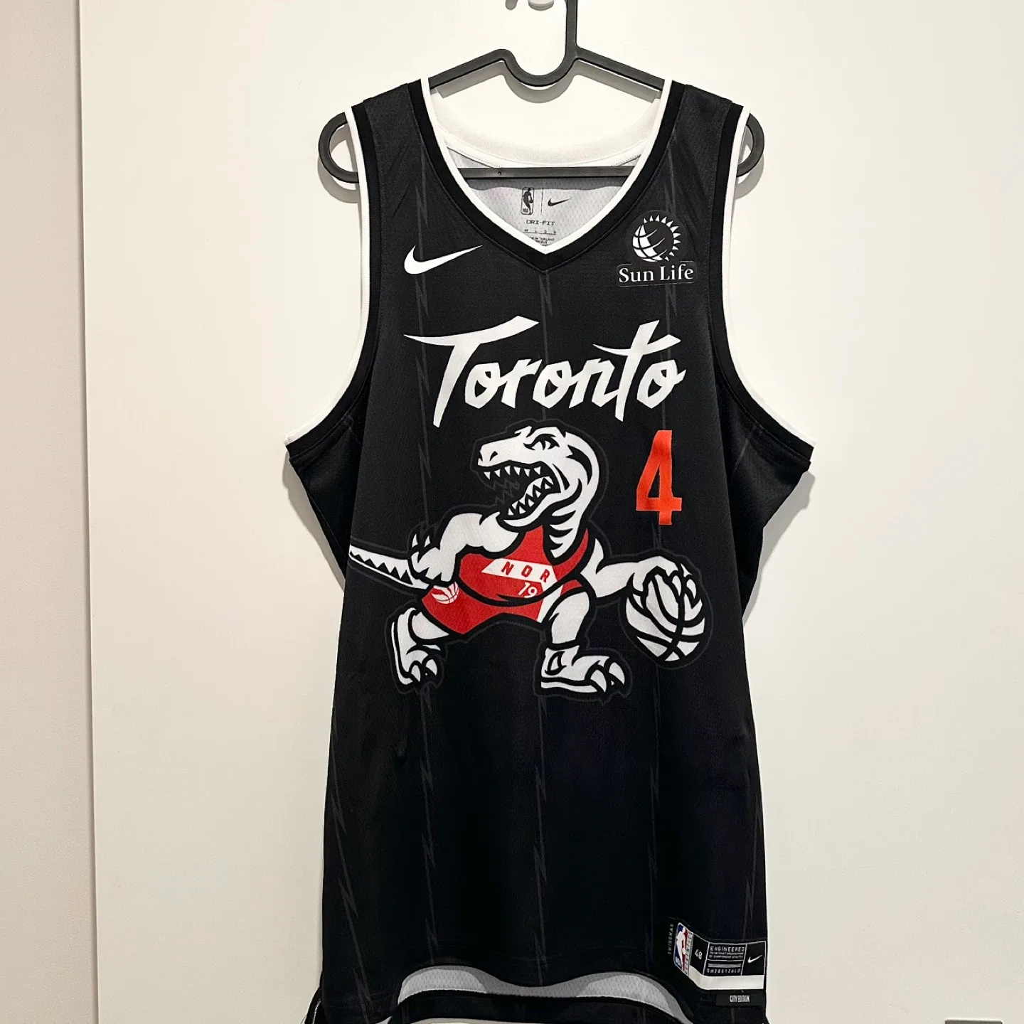 NEW Nike Toronto Raptors City Edition Barnes #4 Jersey - Size 48