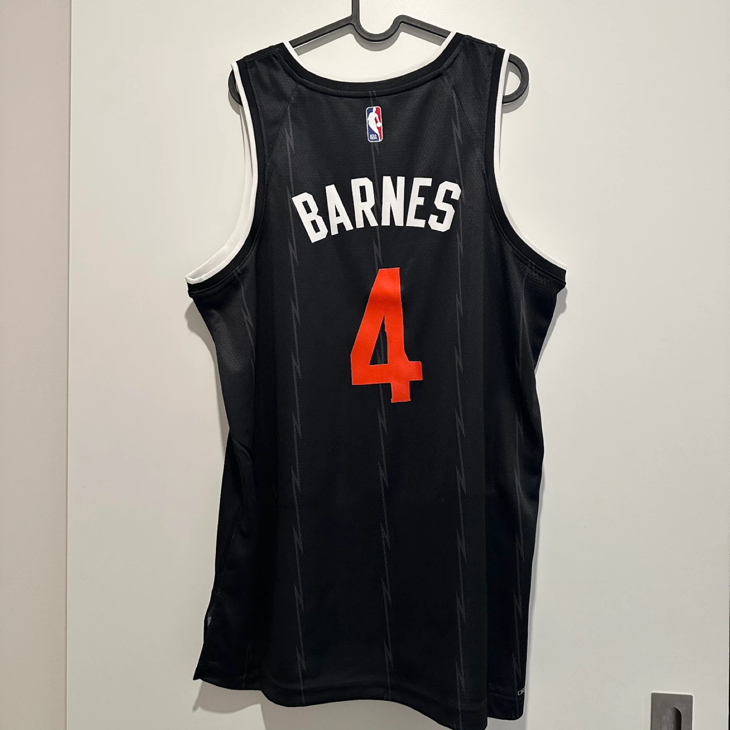 NEW Authentic Nike Raptors City Edition Barnes #4 Jersey Size 48 - photo 2