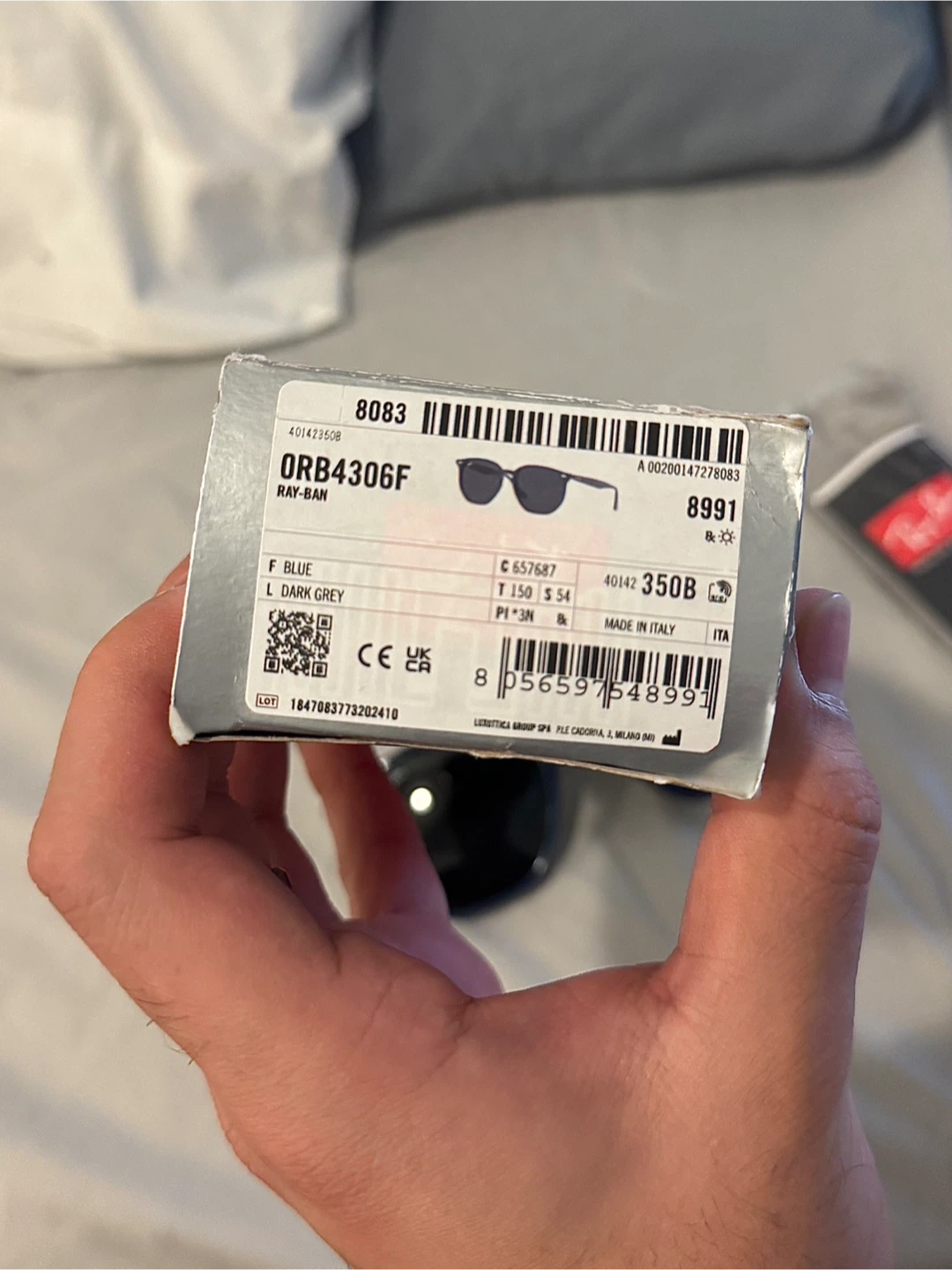 Ray-Ban ORB4306F Blue Sunglasses - photo 4