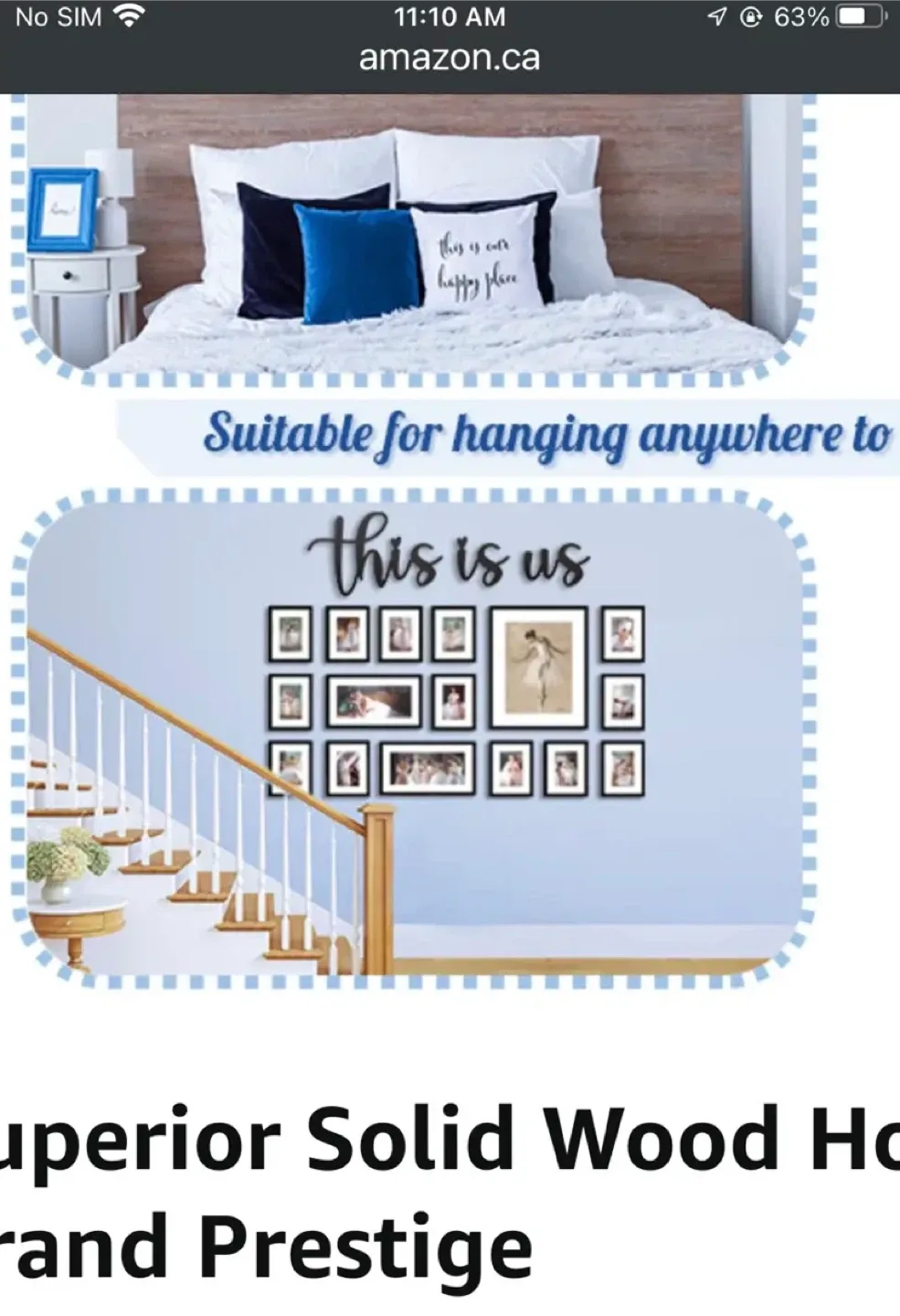 "This is us" Wall Decor image indicator(7)