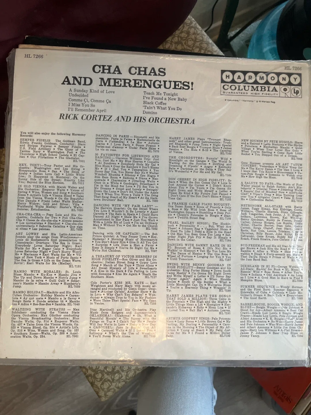 Rick Cortez Cha Chas & Merengues! Vinyl Record image indicator(2)