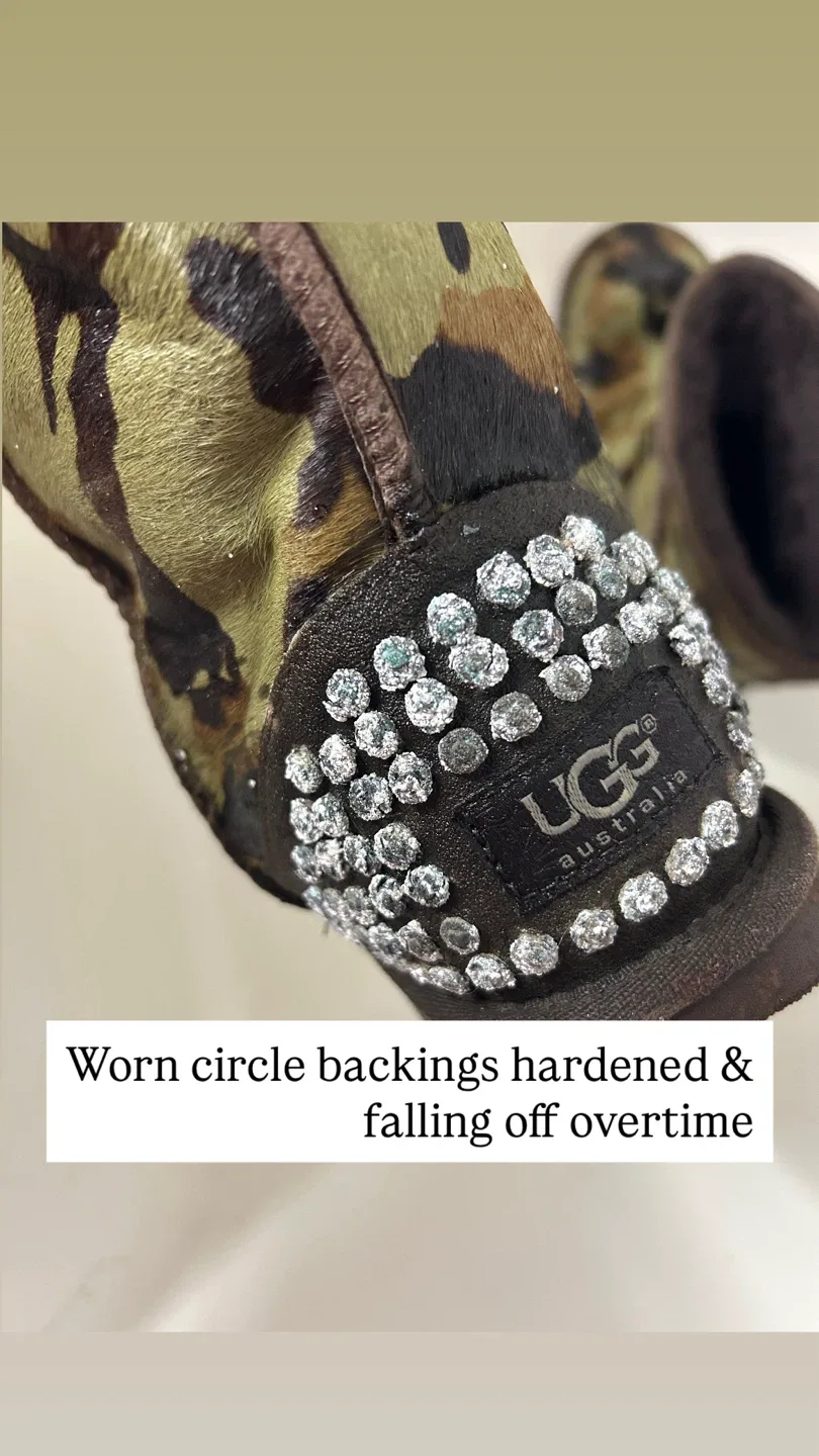 #Cleanout heavily used Ripped UGG military boots size 7 classic image indicator(5)