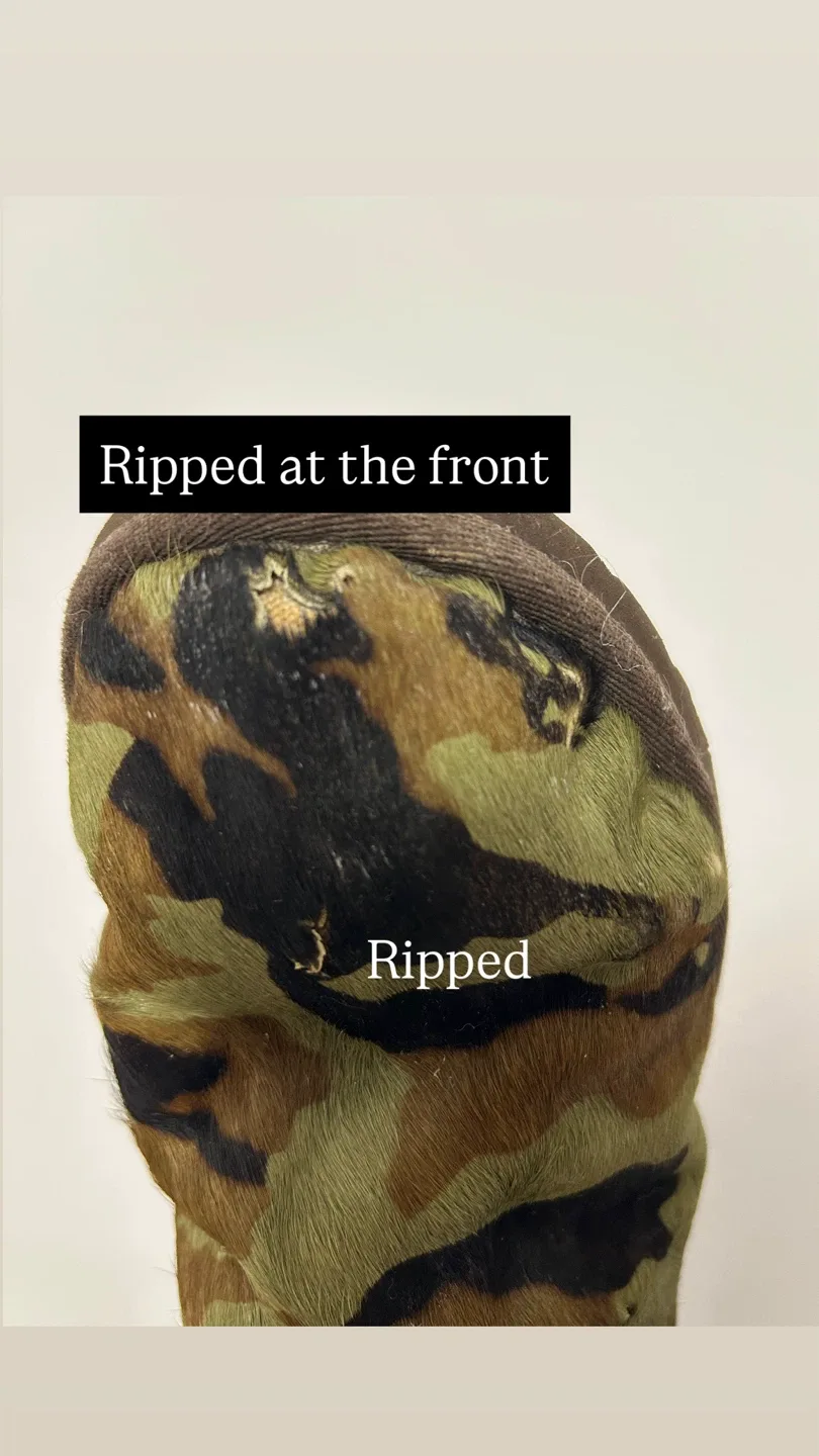 #Cleanout heavily used Ripped UGG military boots size 7 classic image indicator(2)