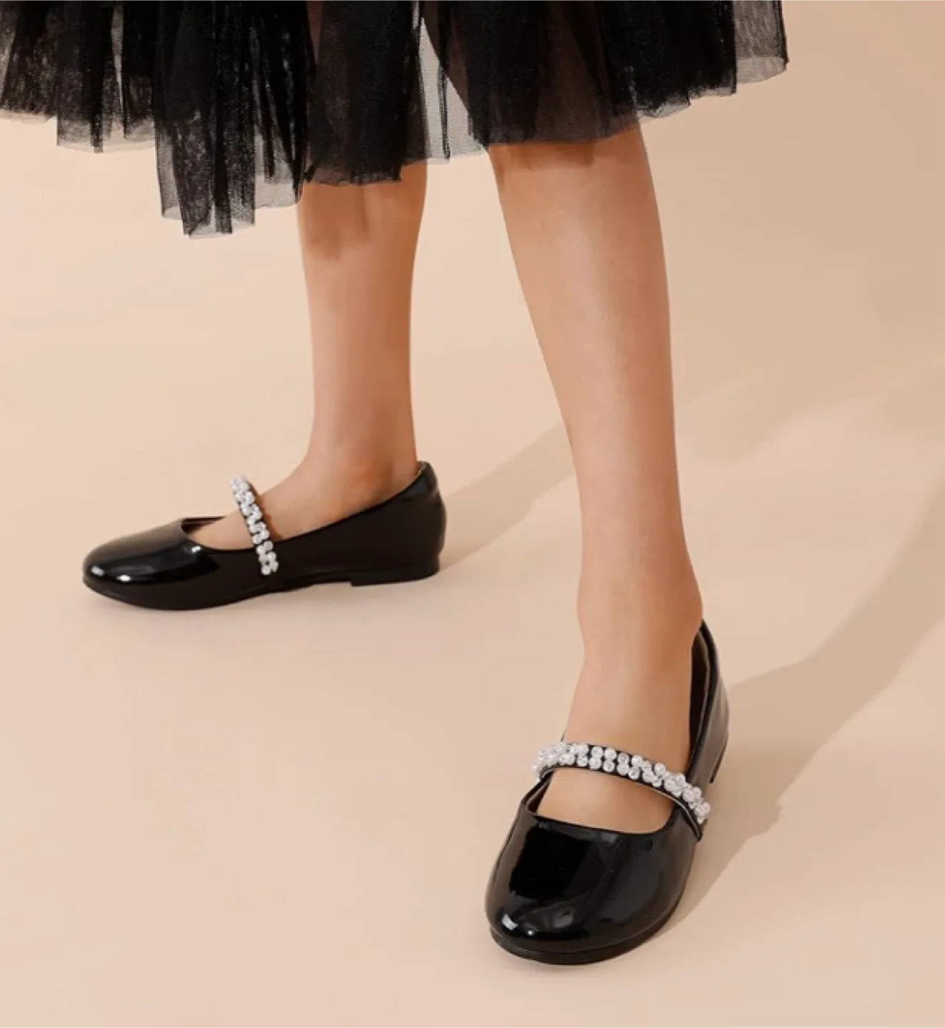 Serena-100 Kids Ballet Flats - Size 5 image indicator(5)