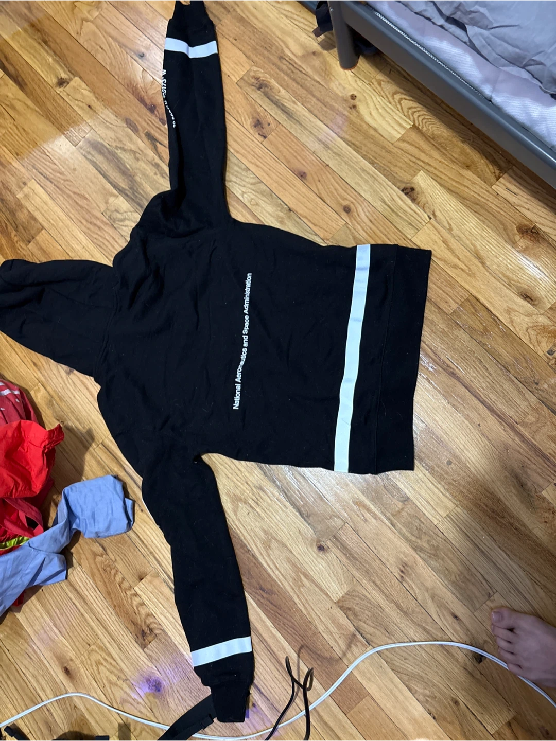 NASA Black Hoodie - photo 3