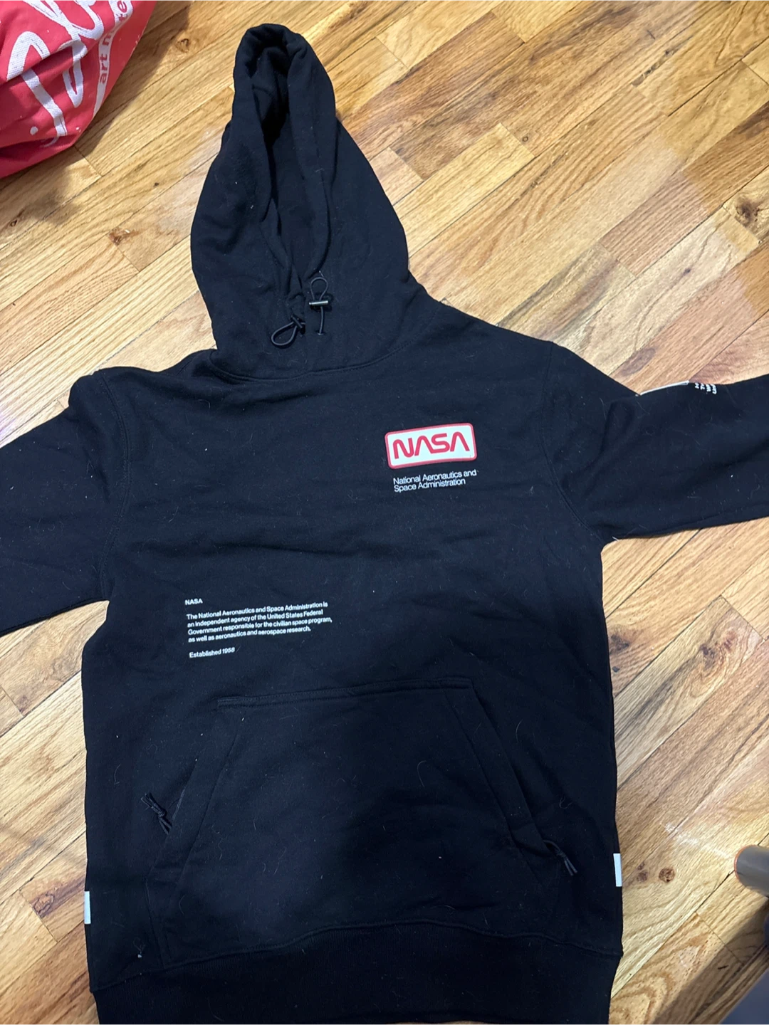 NASA Black Hoodie - photo 2