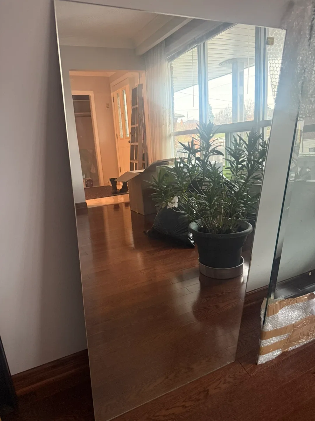 Large Frameless Wall Mirror 24x48 inches image indicator(4)