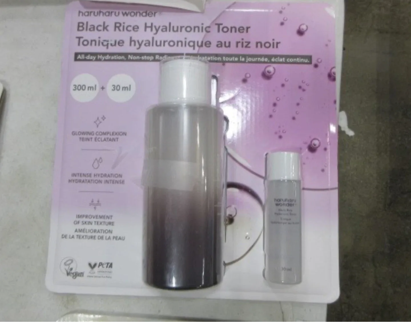 black rice hyaluronic toner 300ml