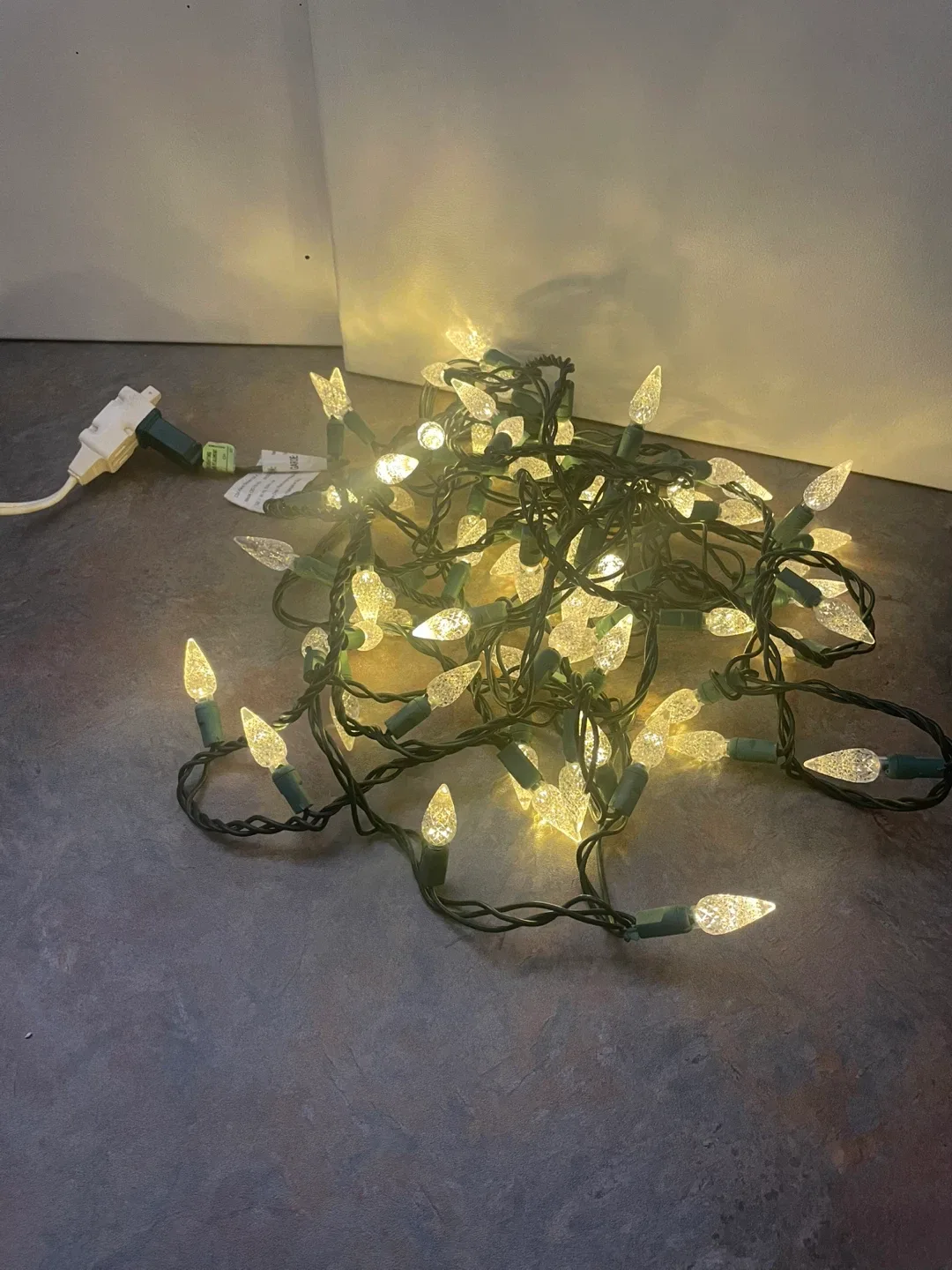 Indoor Christmas lights - 2 strings