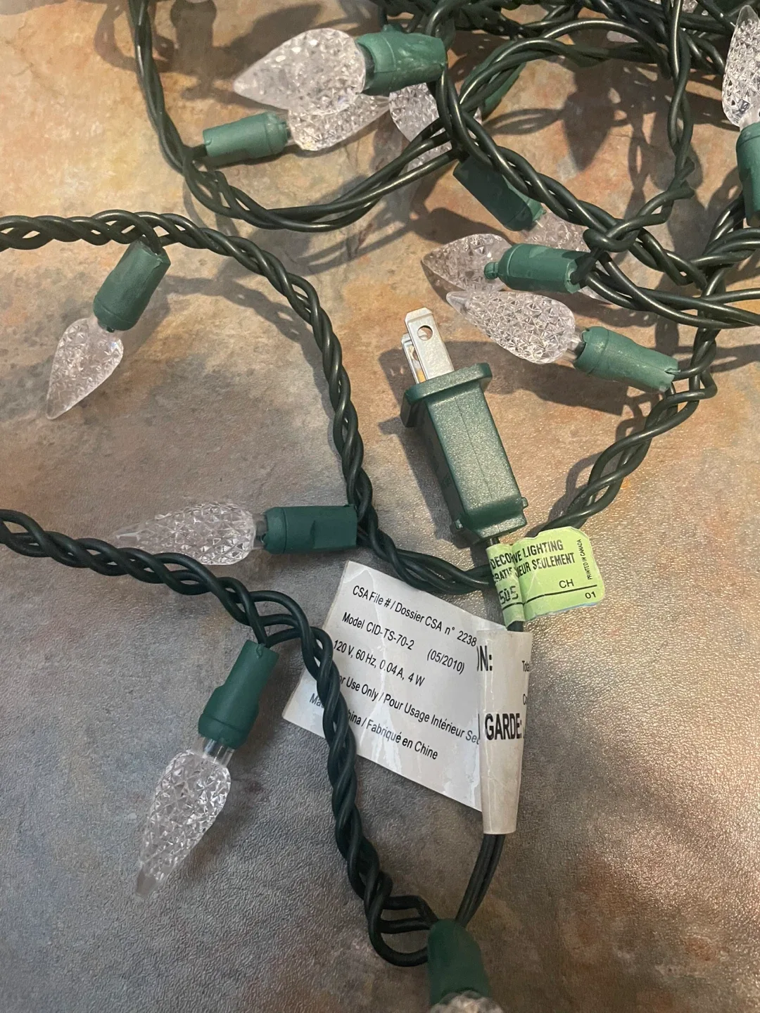 Indoor Christmas lights - 2 strings image indicator(2)