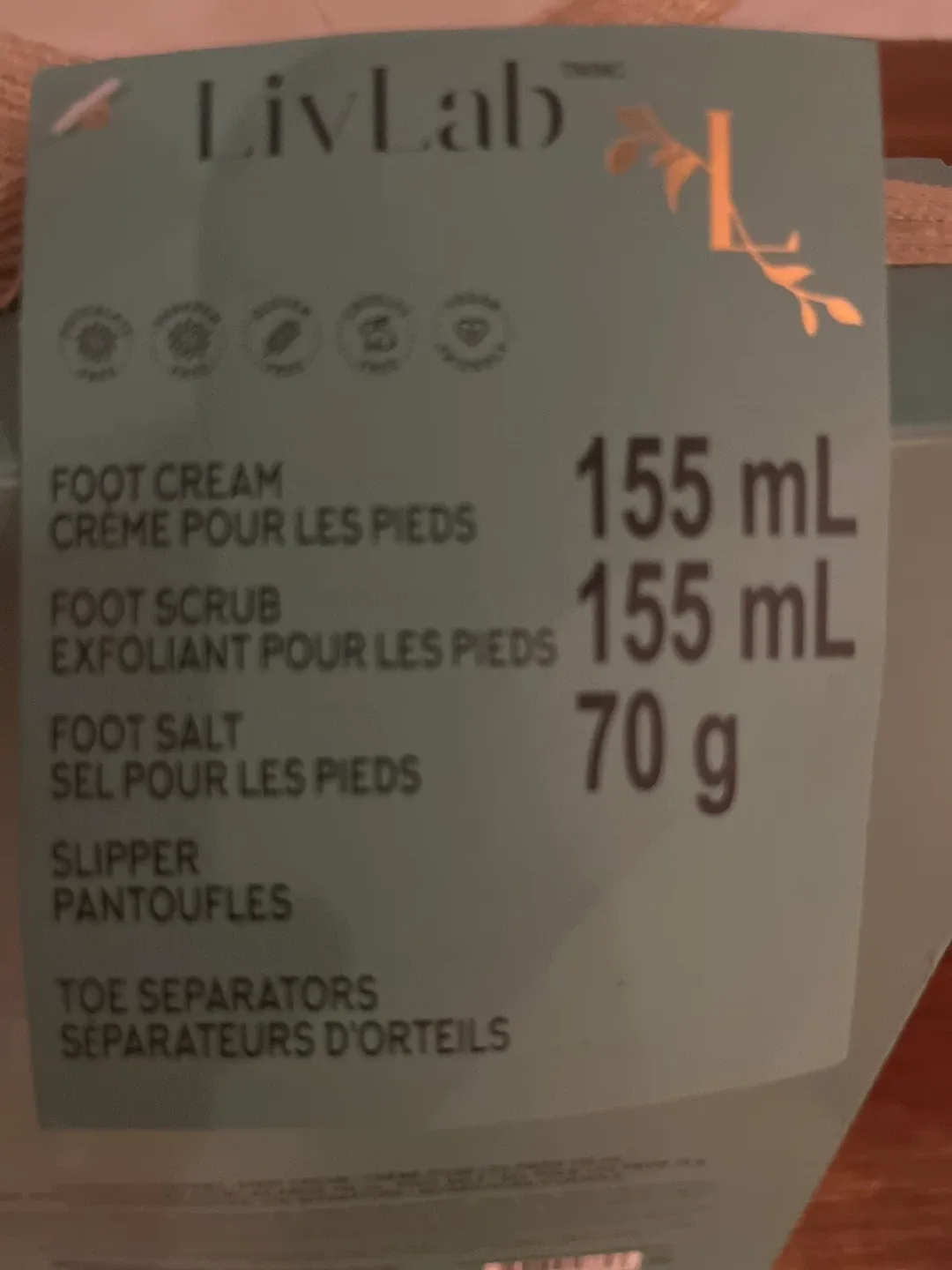 NEW LivLab Velvety Slipper Foot Therapy Set image indicator(3)