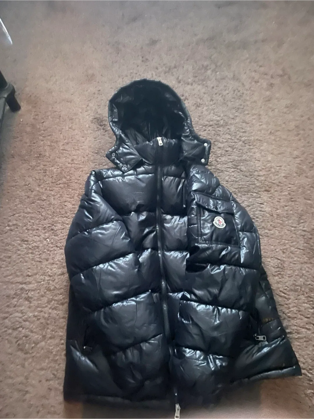 Moncler Black Puffer Jacket