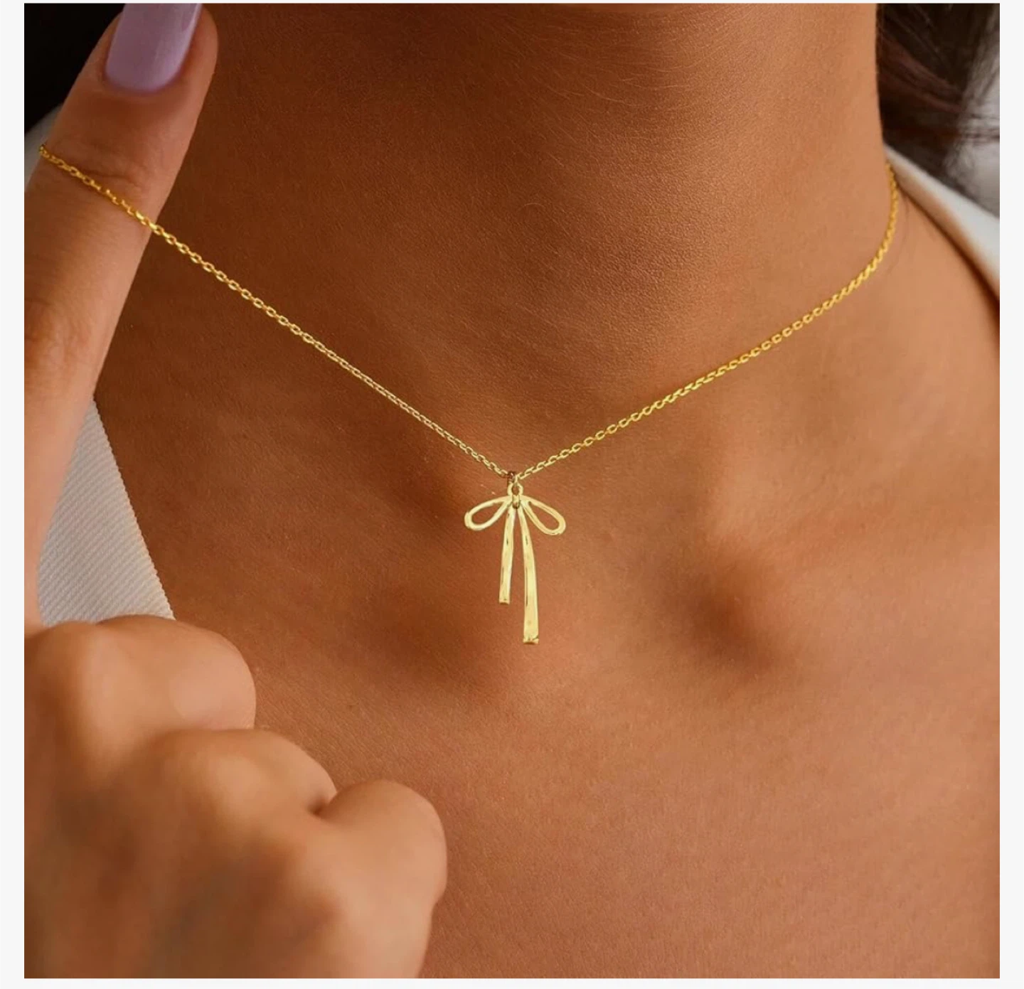 Bow Pendant Necklace - photo 3