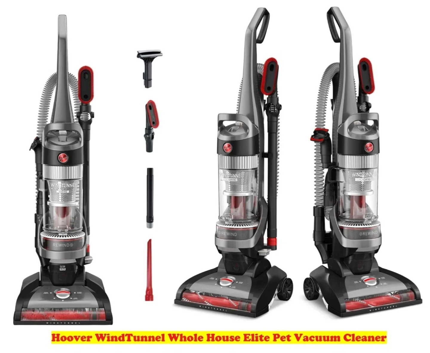 Hoover WindTunnel Whole House Elite Pet Vacuum Cleaner