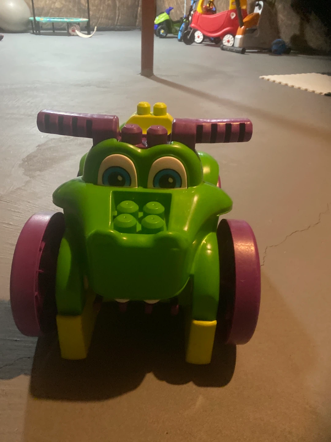 Green Alligator Ride-On Toy