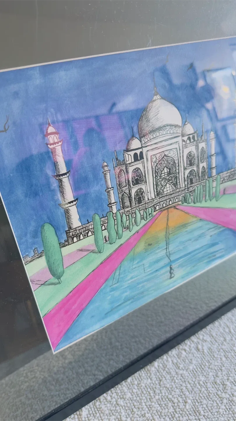 Taj Mahal Framed Art