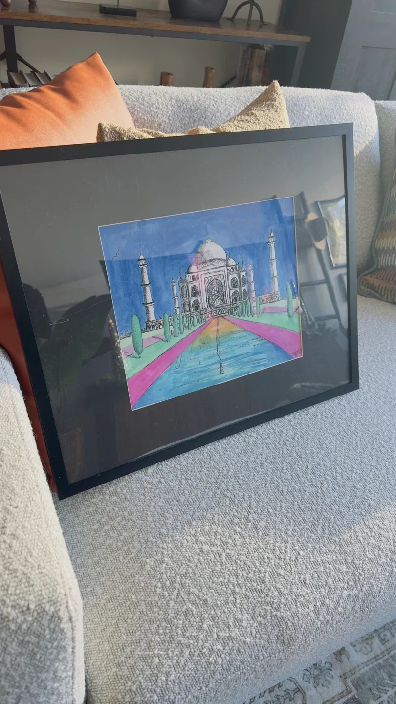 Taj Mahal Framed Art image indicator(4)