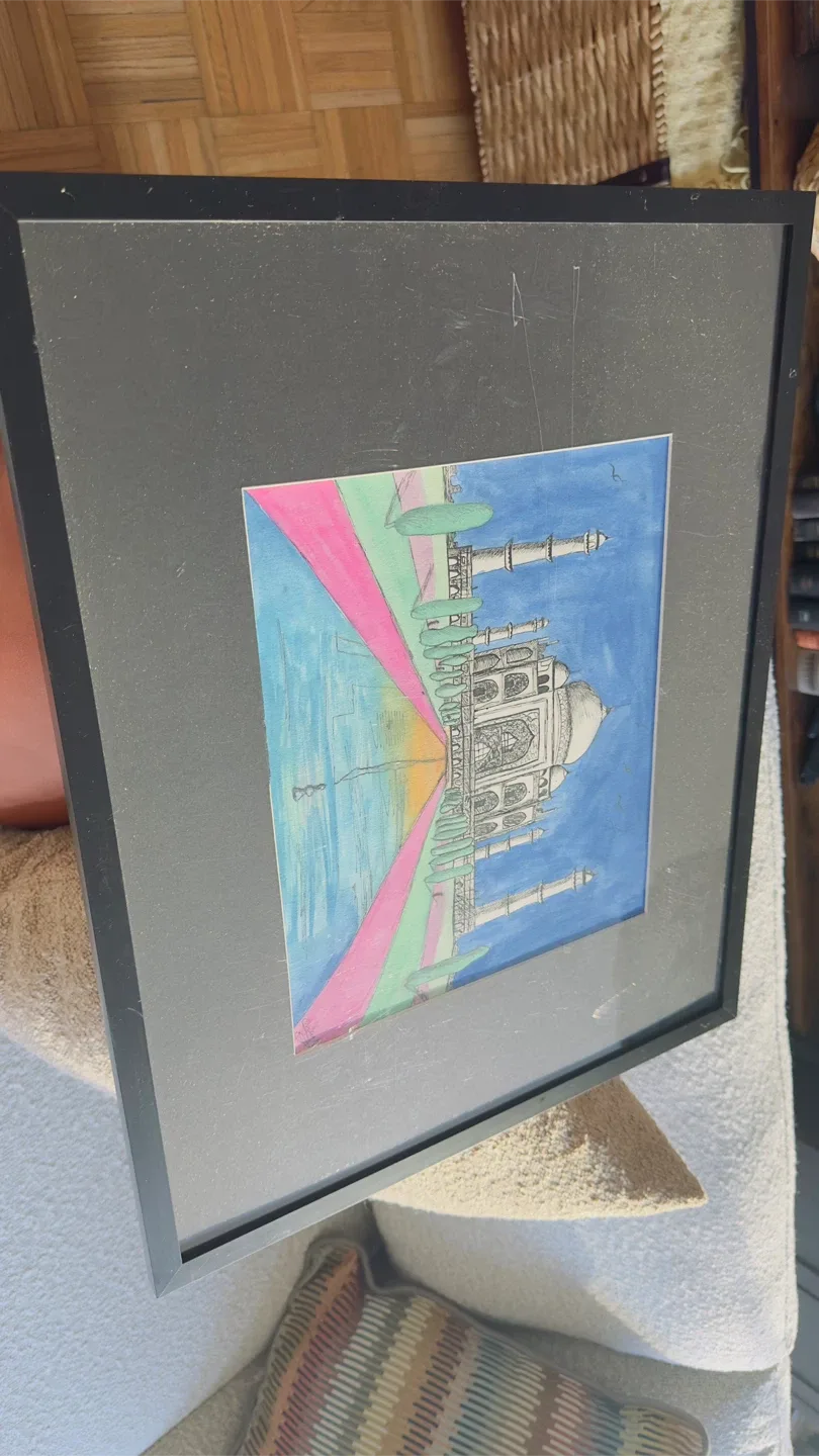 Taj Mahal Framed Art image indicator(3)