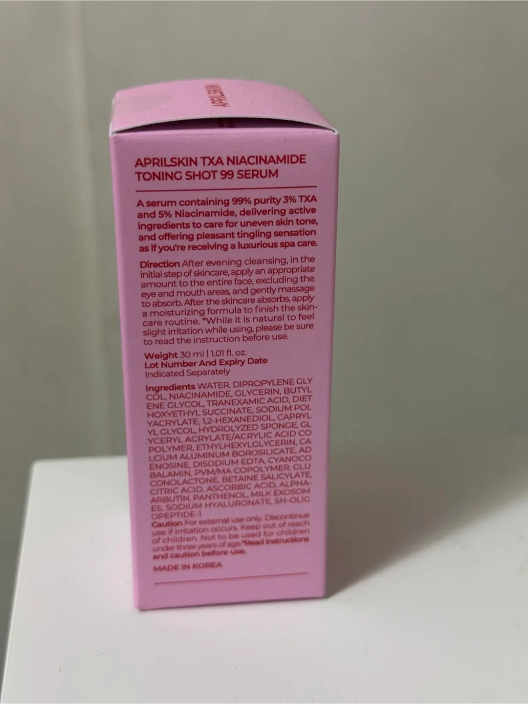 APRILSKIN TXA Niacinamide Toning Shot 99 Serum image indicator(2)