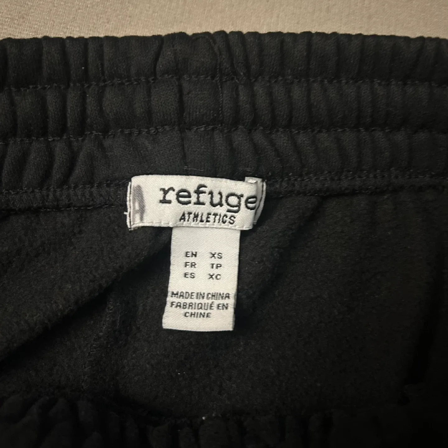 Refuge Athletics Black Sweatpants image indicator(2)