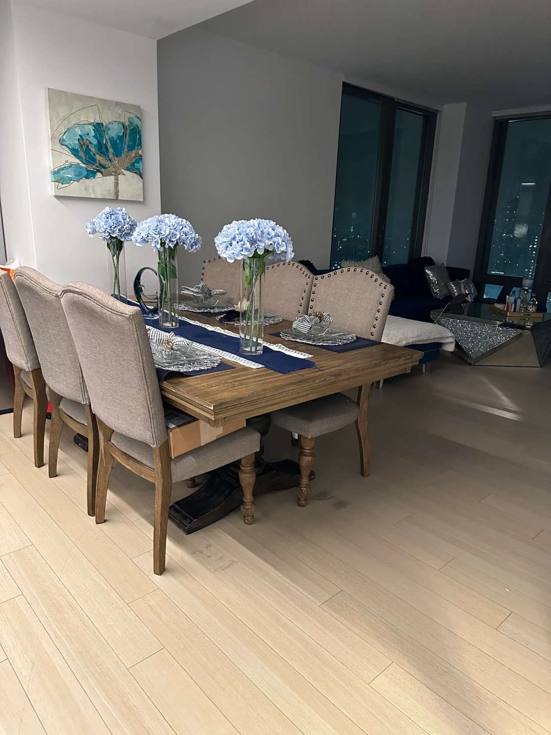 Dining Table with 5 Chairs