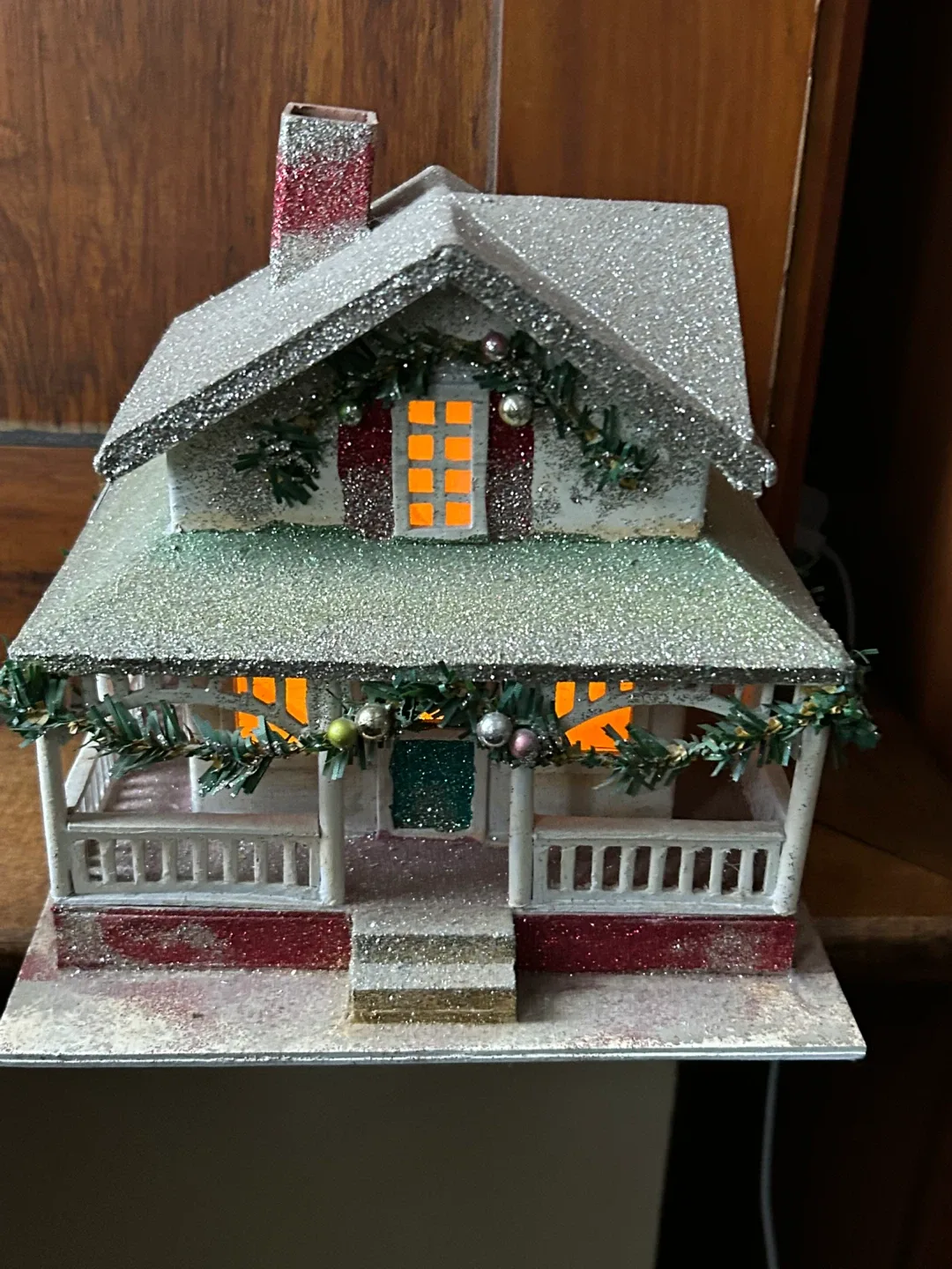 $45  Xmas putz house Christmas village katherine's collection image indicator(2)